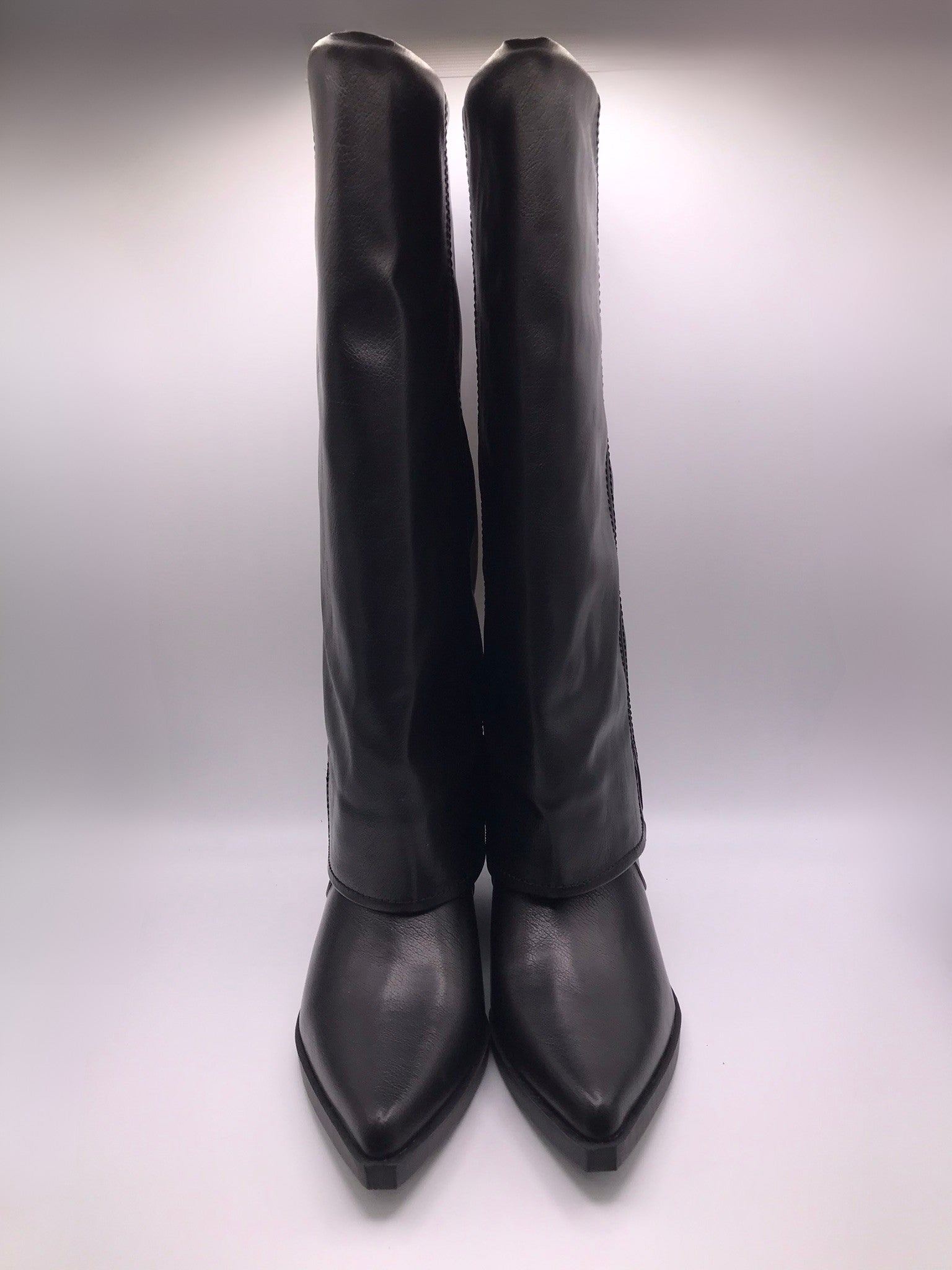 BOTA WESTERN XTI PRETO ECO PELE BICUDO FENDA