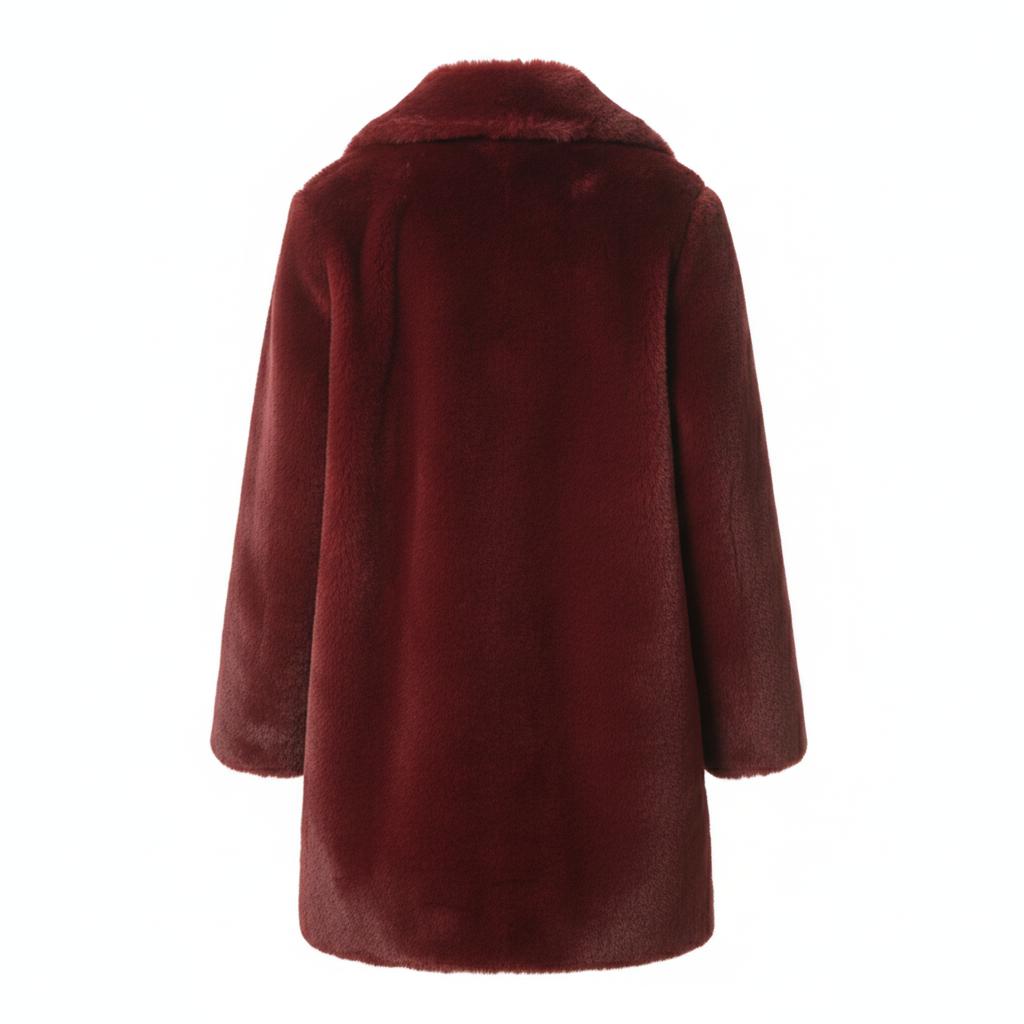 CASACO 3 DESY PELUCHE TEDDY MÉDIO BORDO VELUDO PELOS BOTÕES DE PRESSÃO BOLSOS