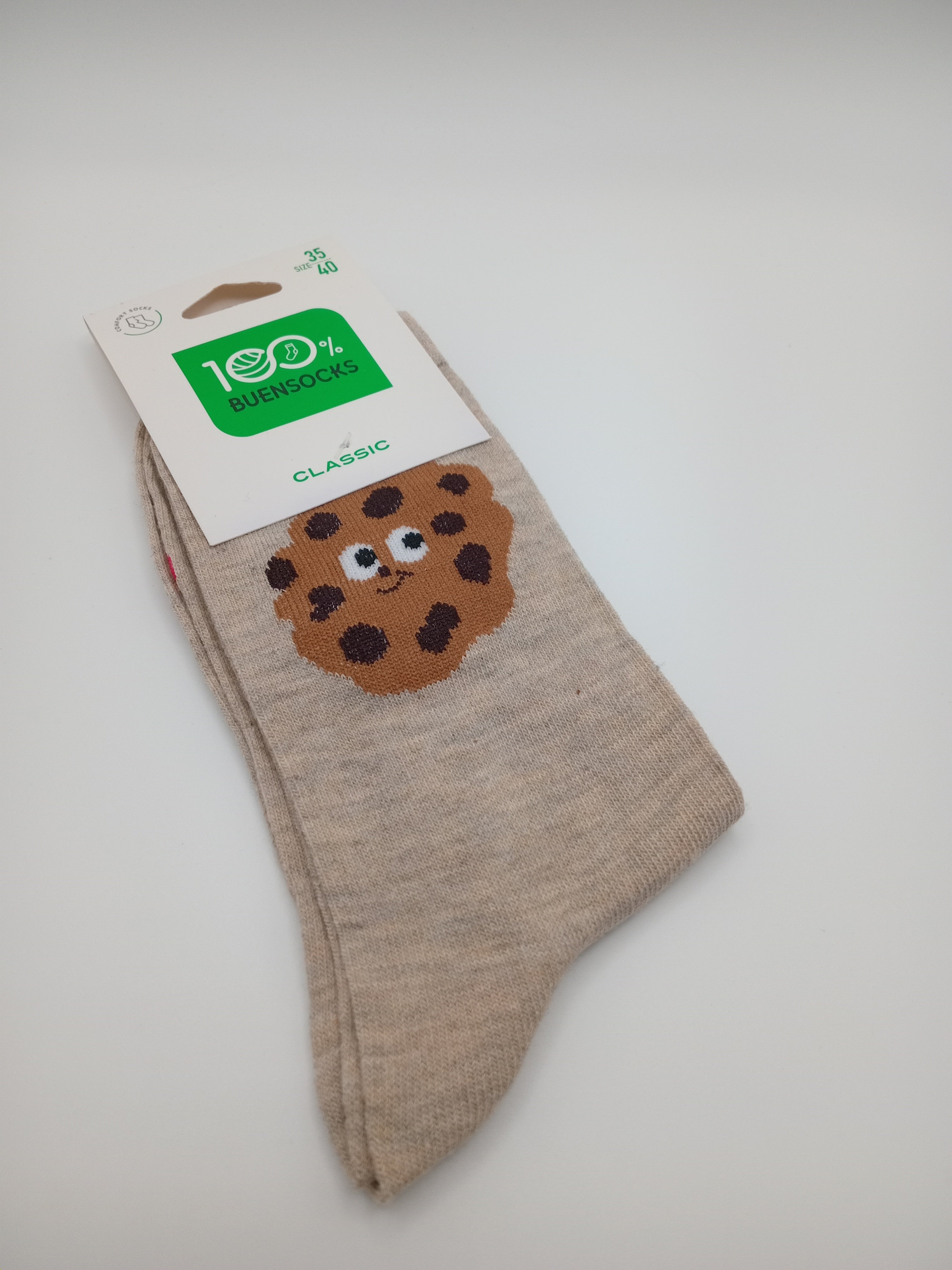 MEIA BUENSOCKS CASTANHO CLARO COOKIE CHOCO