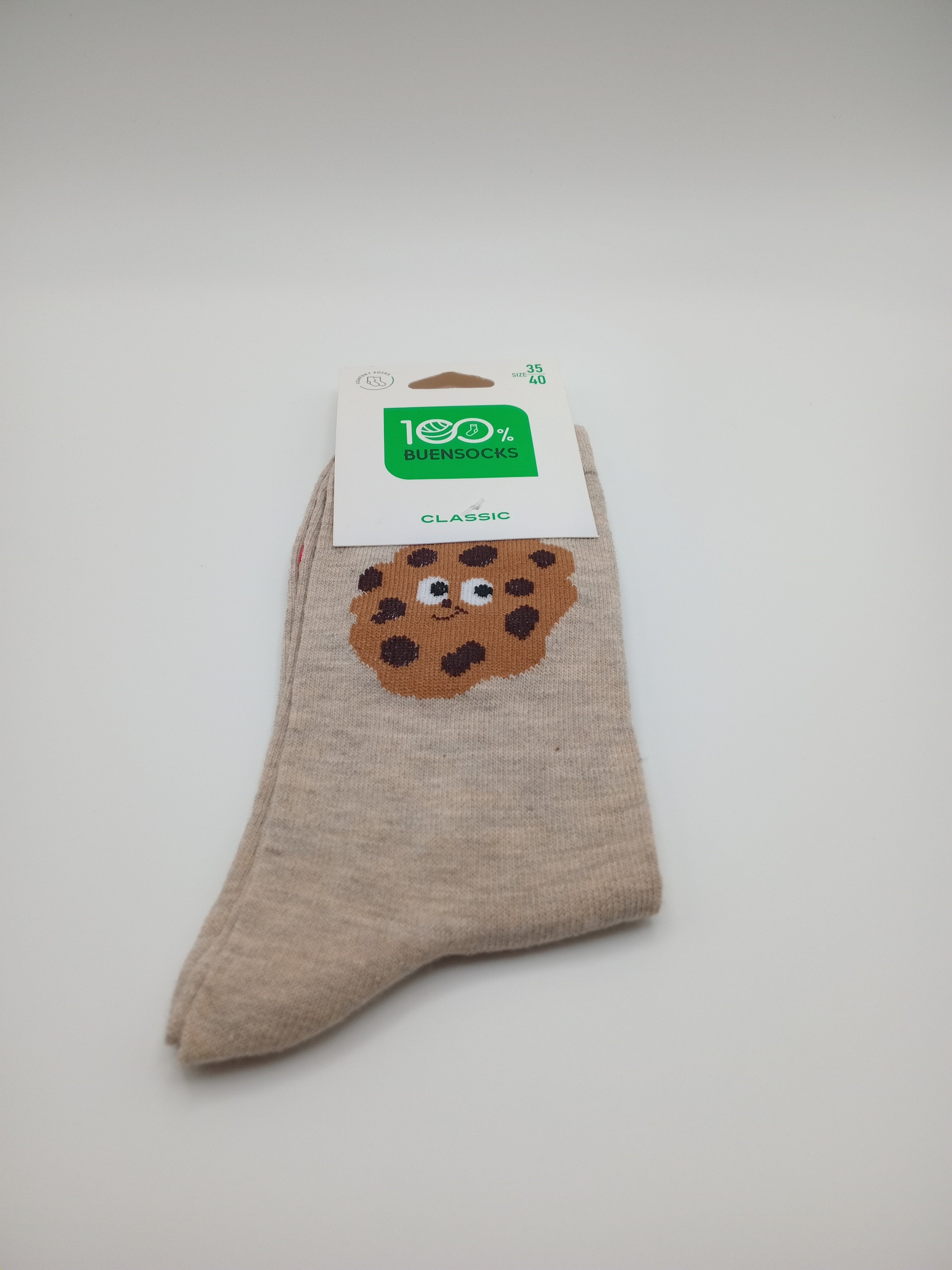 MEIA BUENSOCKS CASTANHO CLARO COOKIE CHOCO