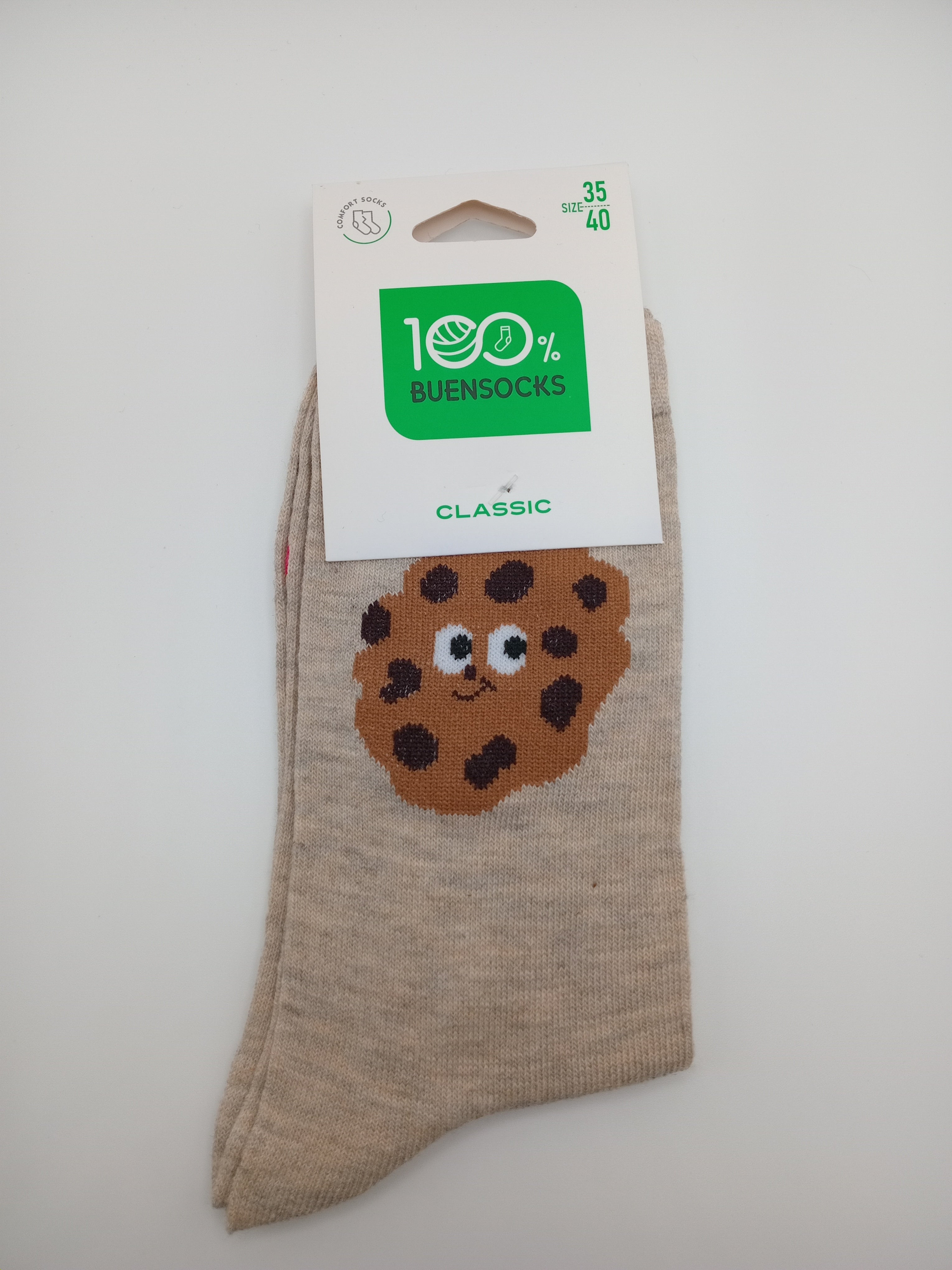 MEIA BUENSOCKS CASTANHO CLARO COOKIE CHOCO