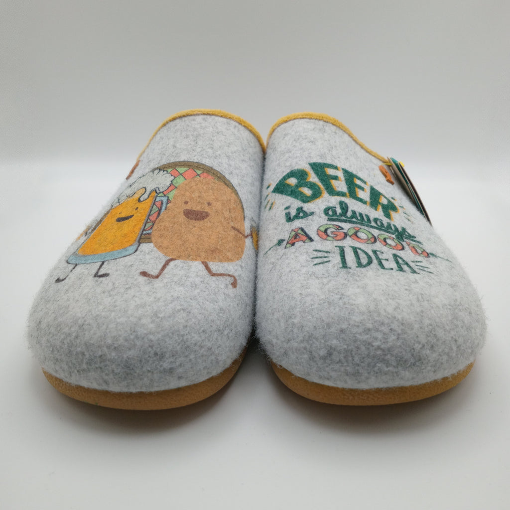 PANTUFAS HOT POTATOES CINZA SOLA GROSSA BORRACHA BEER IS ALWAYS A GOOD IDEIA BATATA ABRAÇANDO A CERVEJA