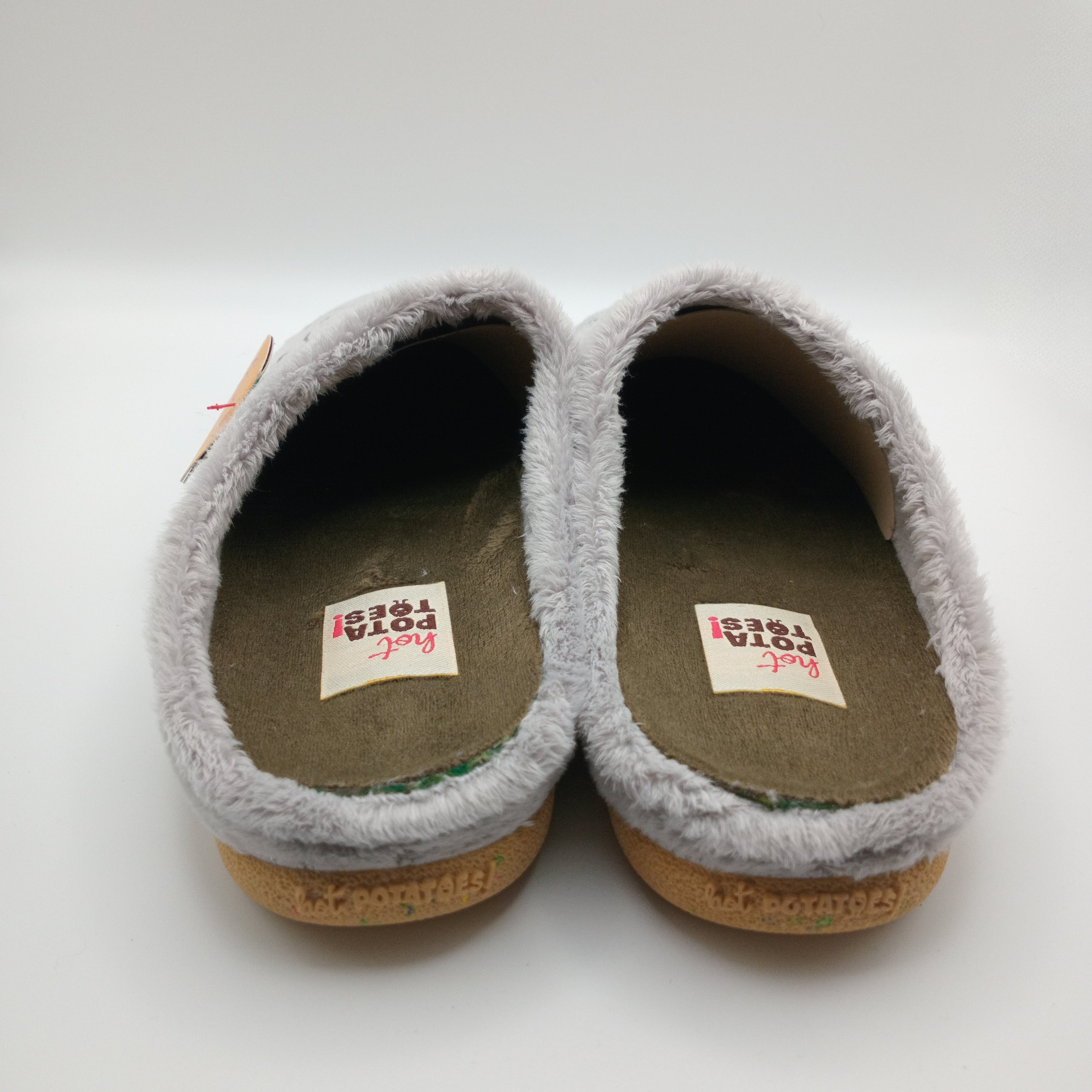 PANTUFAS HOT POTATOES CINZA SOLA GROSSA BORRACHA EVERTHING WILL BE ALRIGTH BATATA ANDANDO FELIZ