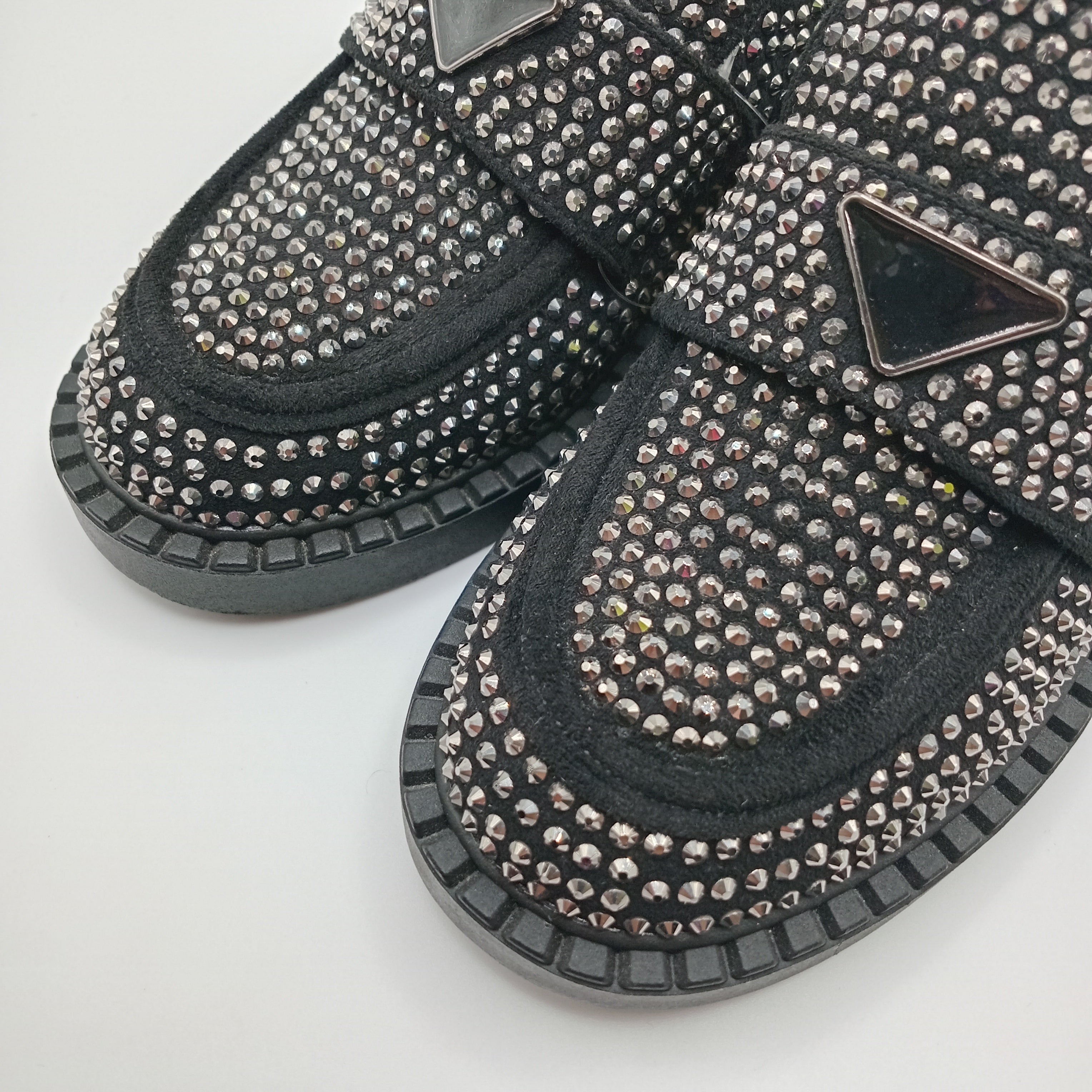 MOCASSIM SALTO ROCKAWAY PRETO BRILHO