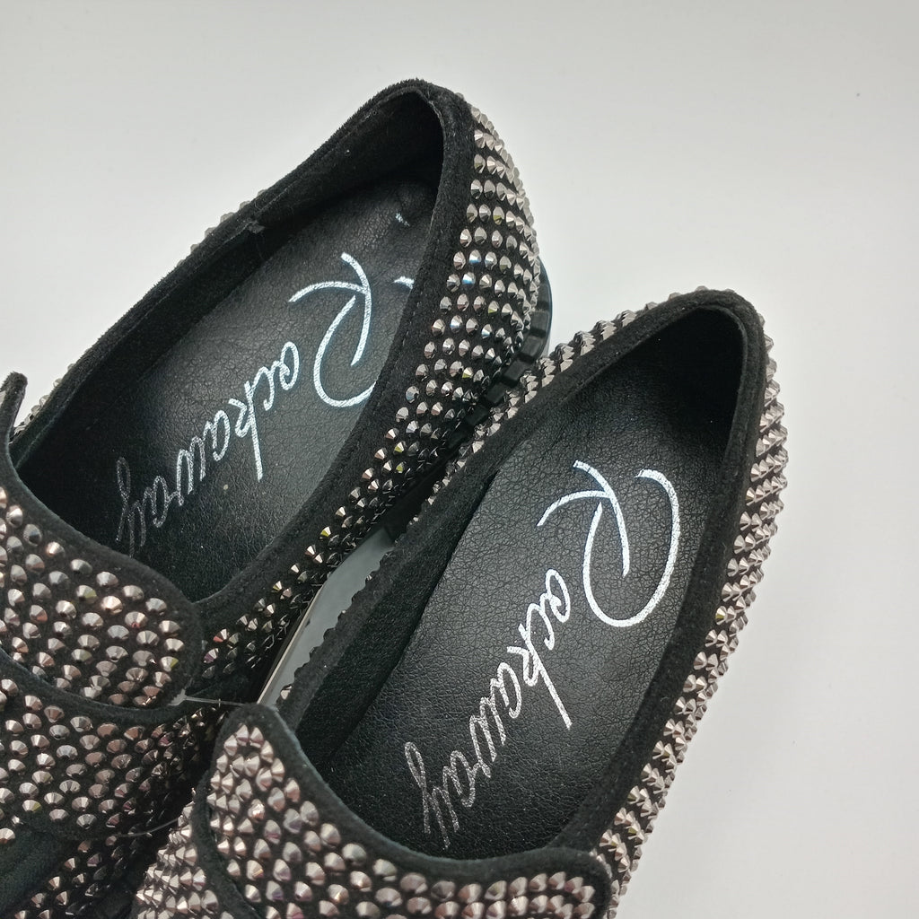 MOCASSIM SALTO ROCKAWAY PRETO BRILHO