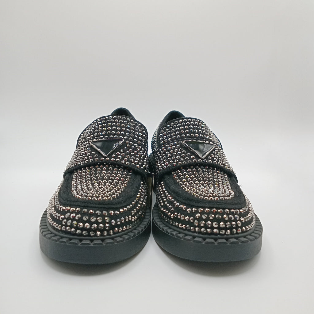 MOCASSIM SALTO ROCKAWAY PRETO BRILHO