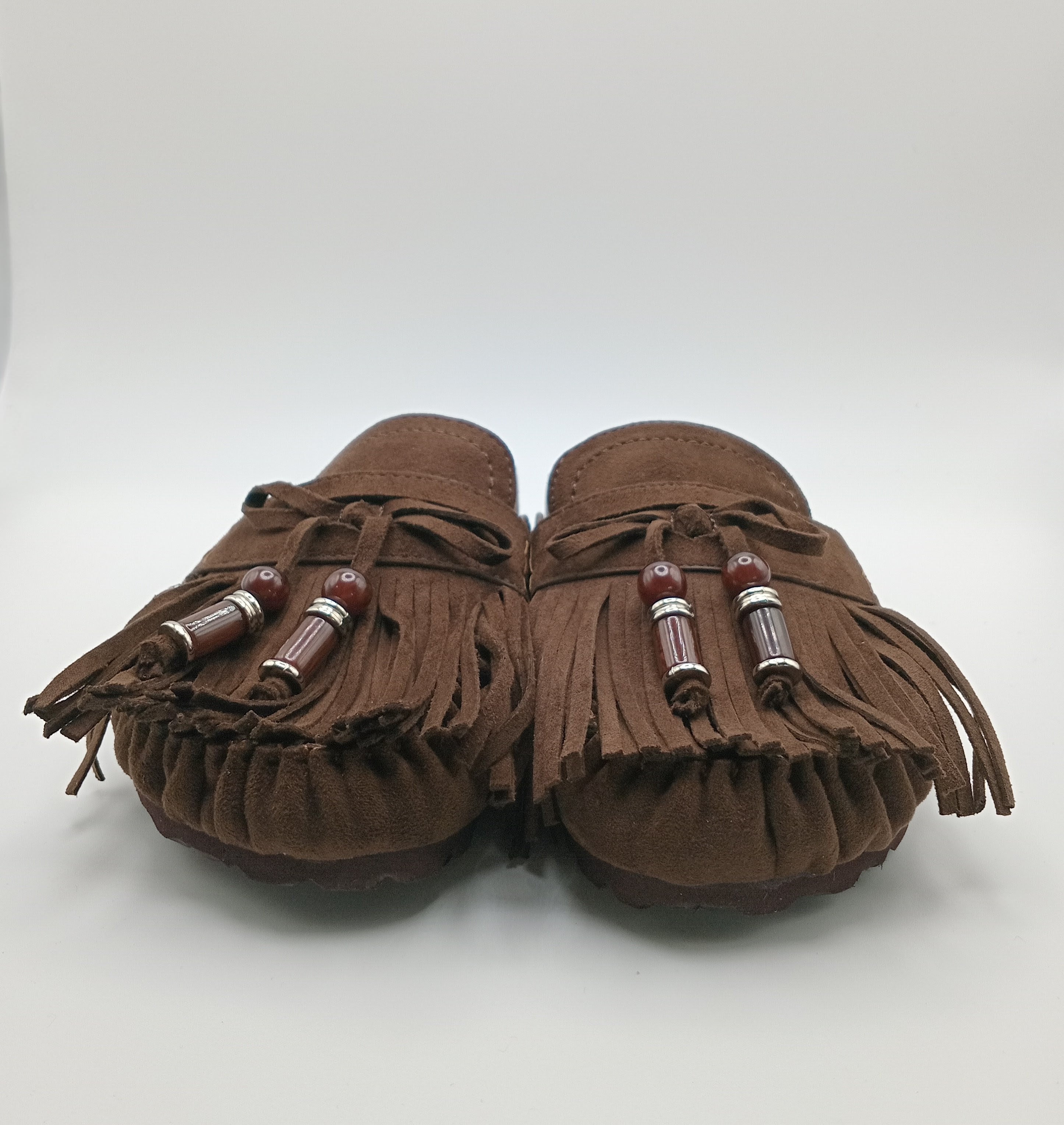 SOCAS CORINA CASTANHO ESCURO CAMURÇA FRANJA