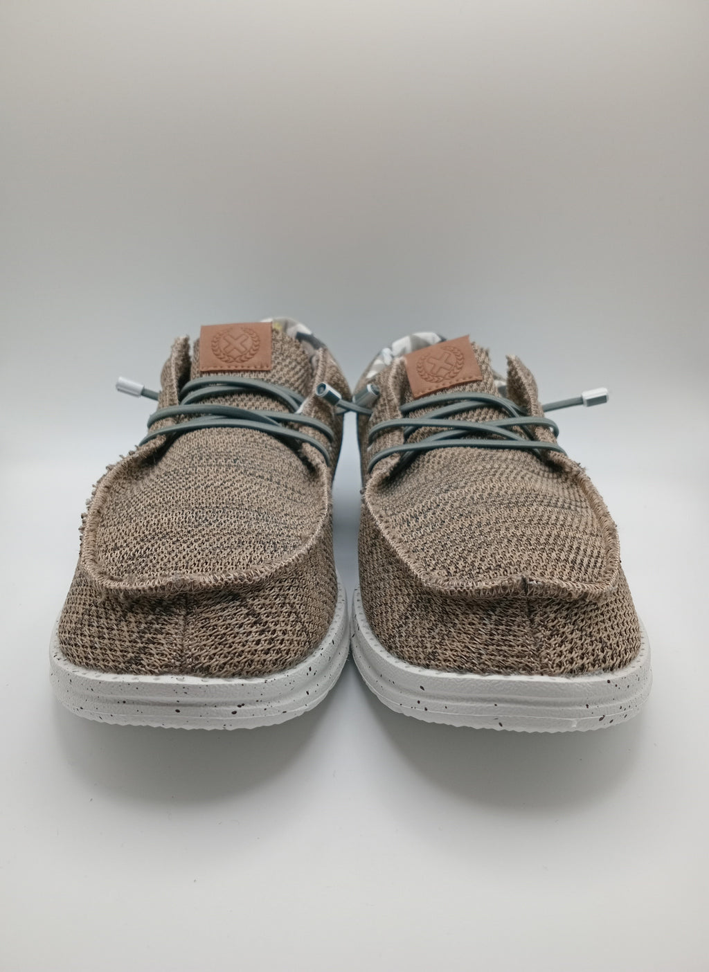 Sapatos Xti Slip On Homem Tecido Malha Respirável Cinza Bege; Mocasins Casuais Leves Com Atacadores Elásticos Confortáveis Casual Chic Outono Primavera