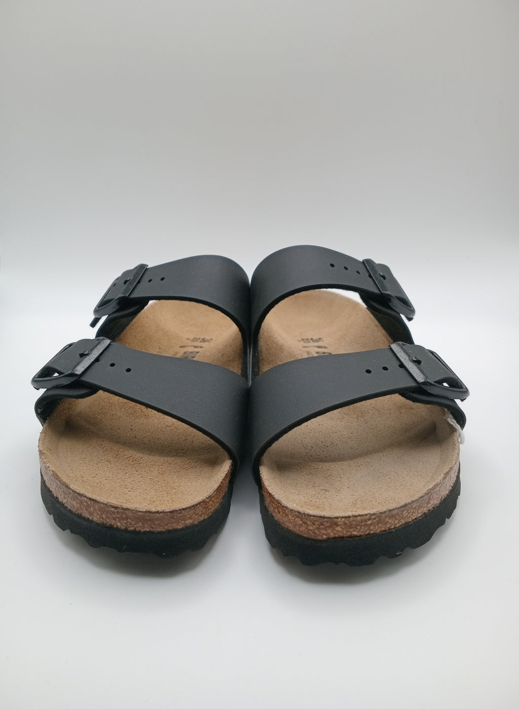 SANDÁLIA ARIZONA BS BIRKENSTOCK BLACK FIVELA PRETA COURO PRETO