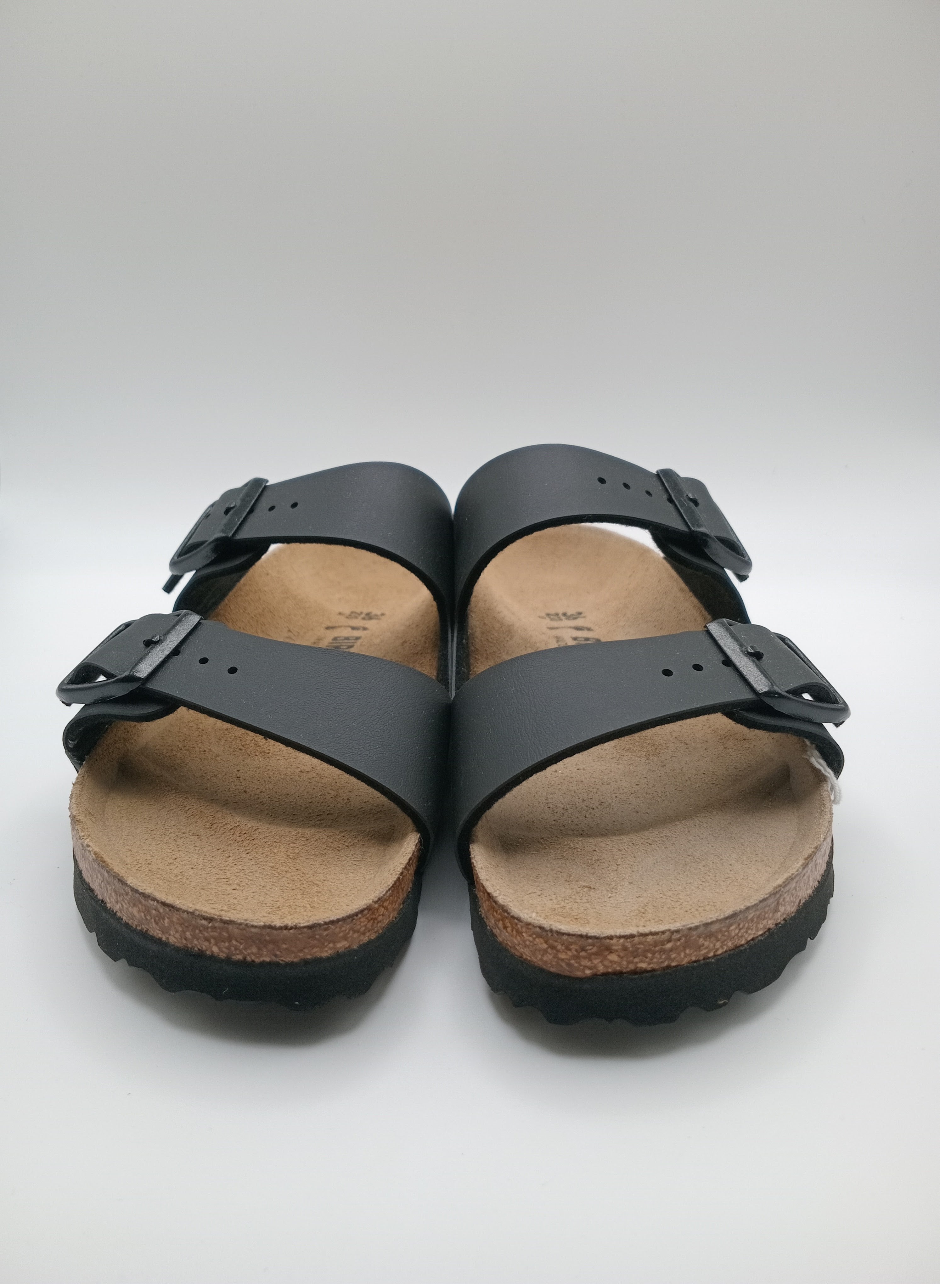 SANDÁLIA ARIZONA BS BIRKENSTOCK BLACK FIVELA PRETA COURO PRETO