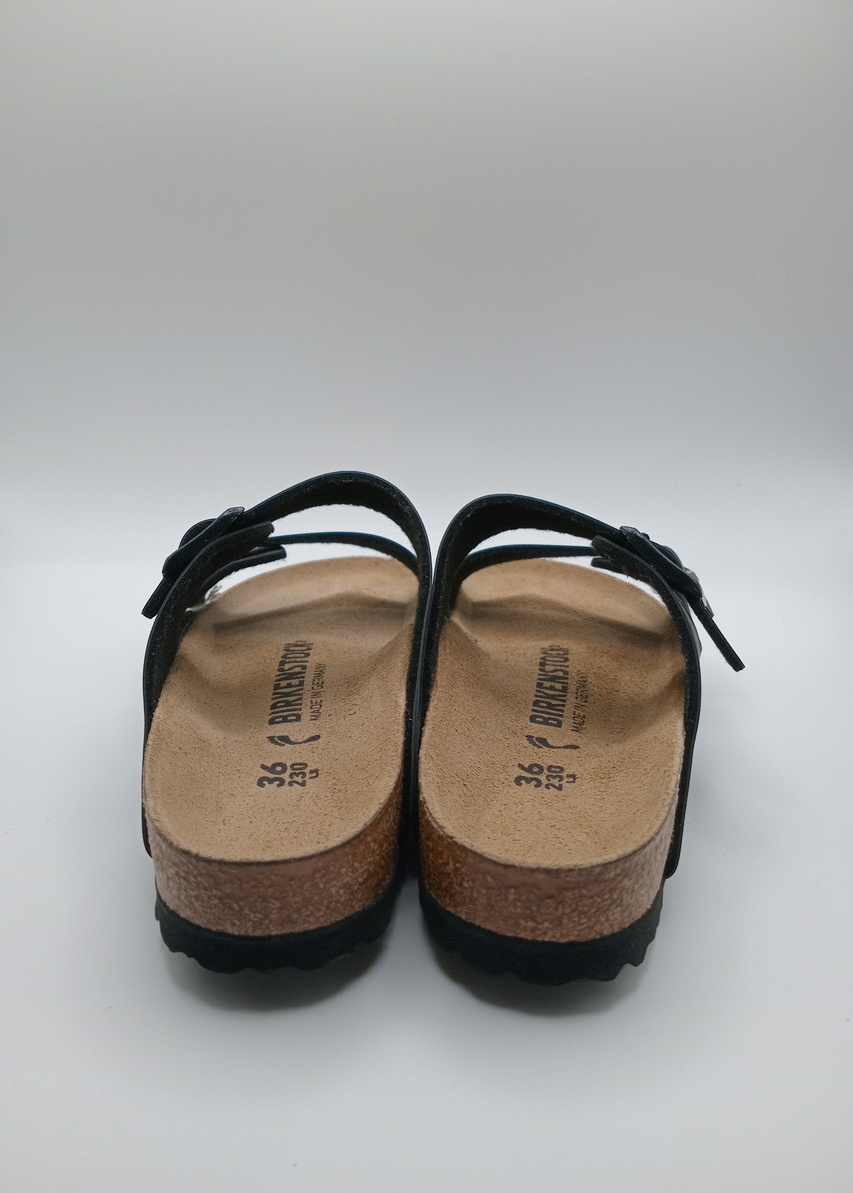 SANDÁLIA ARIZONA BS BIRKENSTOCK BLACK FIVELA PRETA COURO PRETO