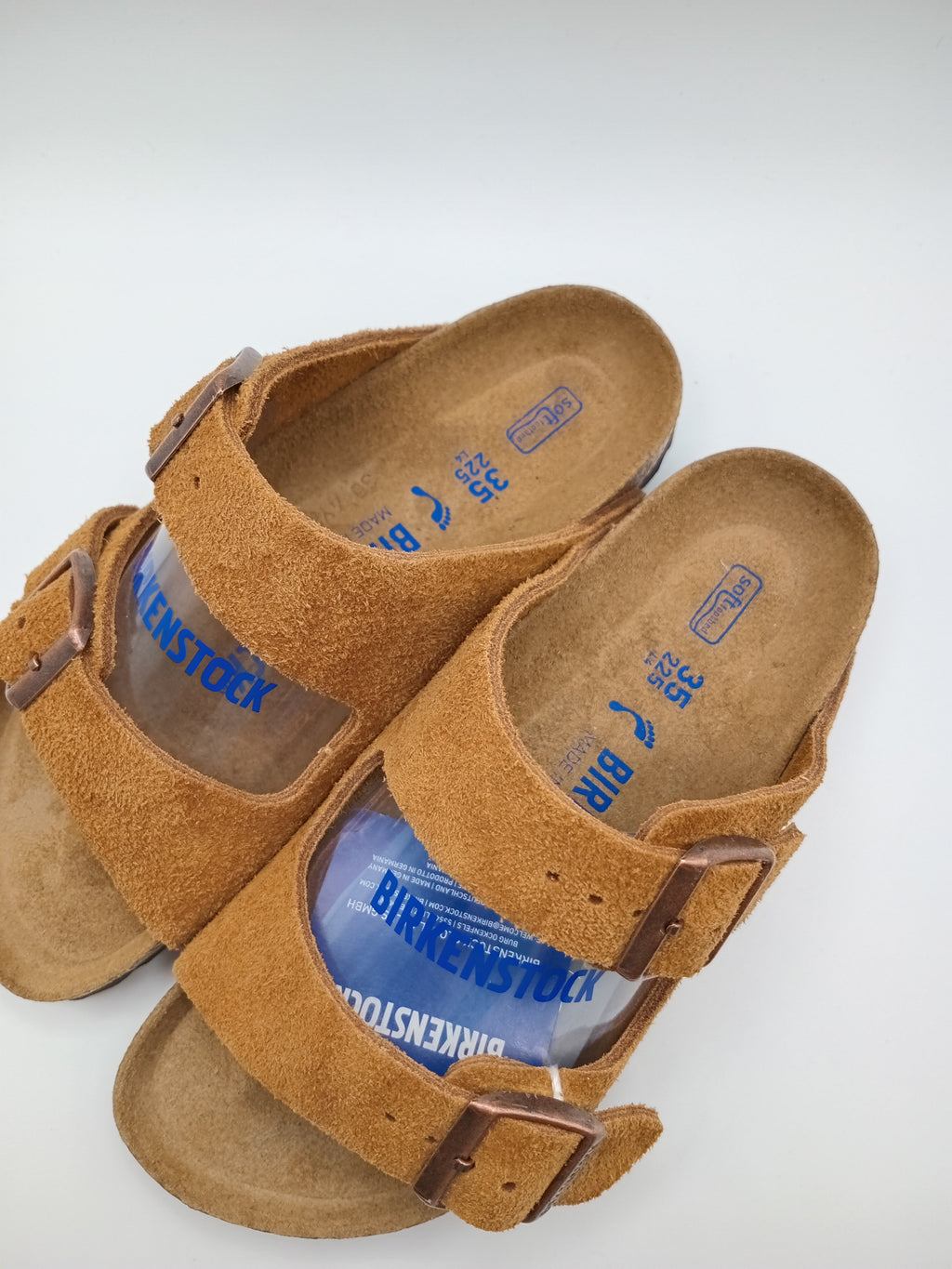 SANDÁLIA ARIZONA BS BIRKENSTOCK MINK FIVELA COBRE COURO CASTANHO