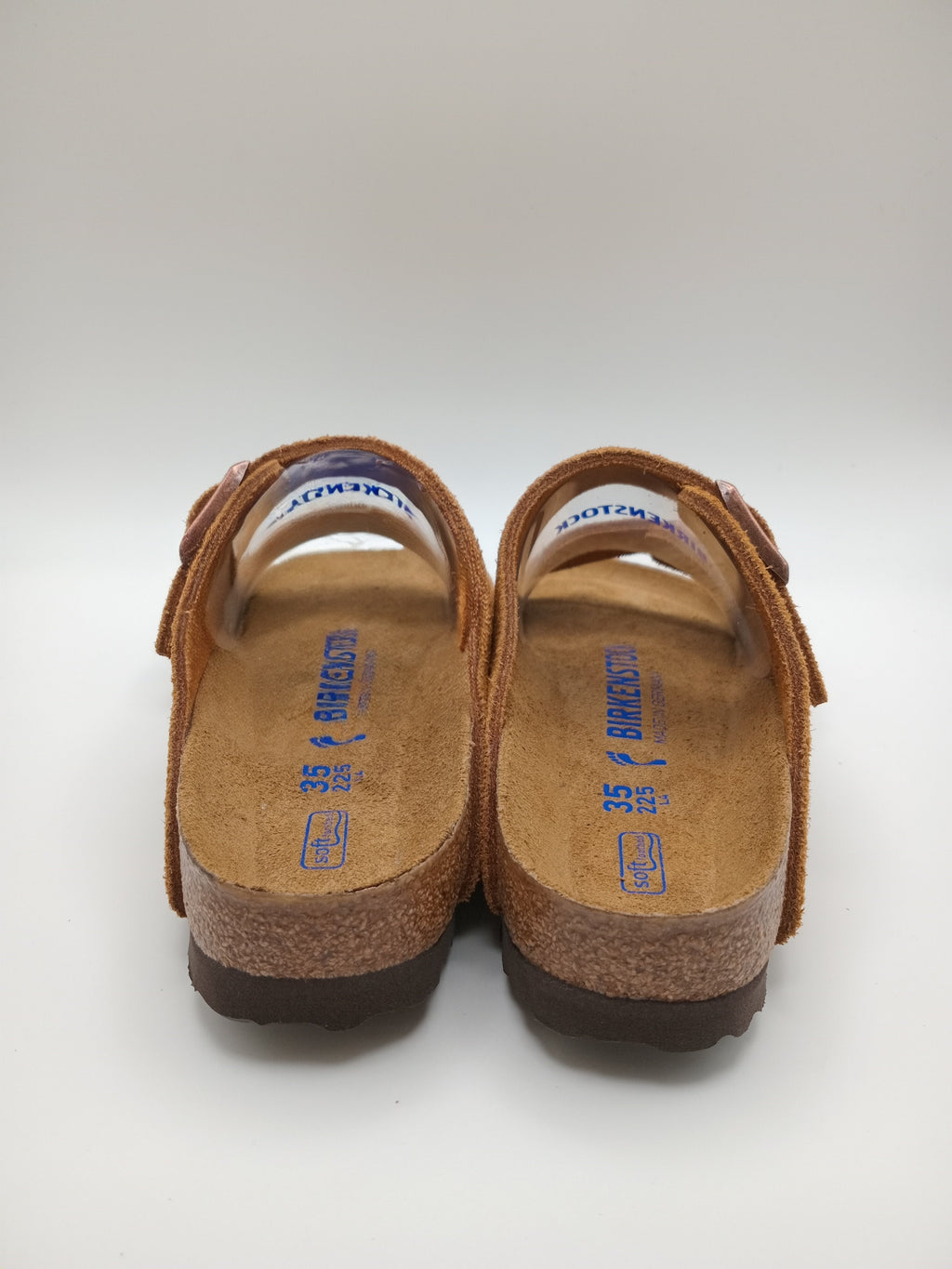 SANDÁLIA ARIZONA BS BIRKENSTOCK MINK FIVELA COBRE COURO CASTANHO