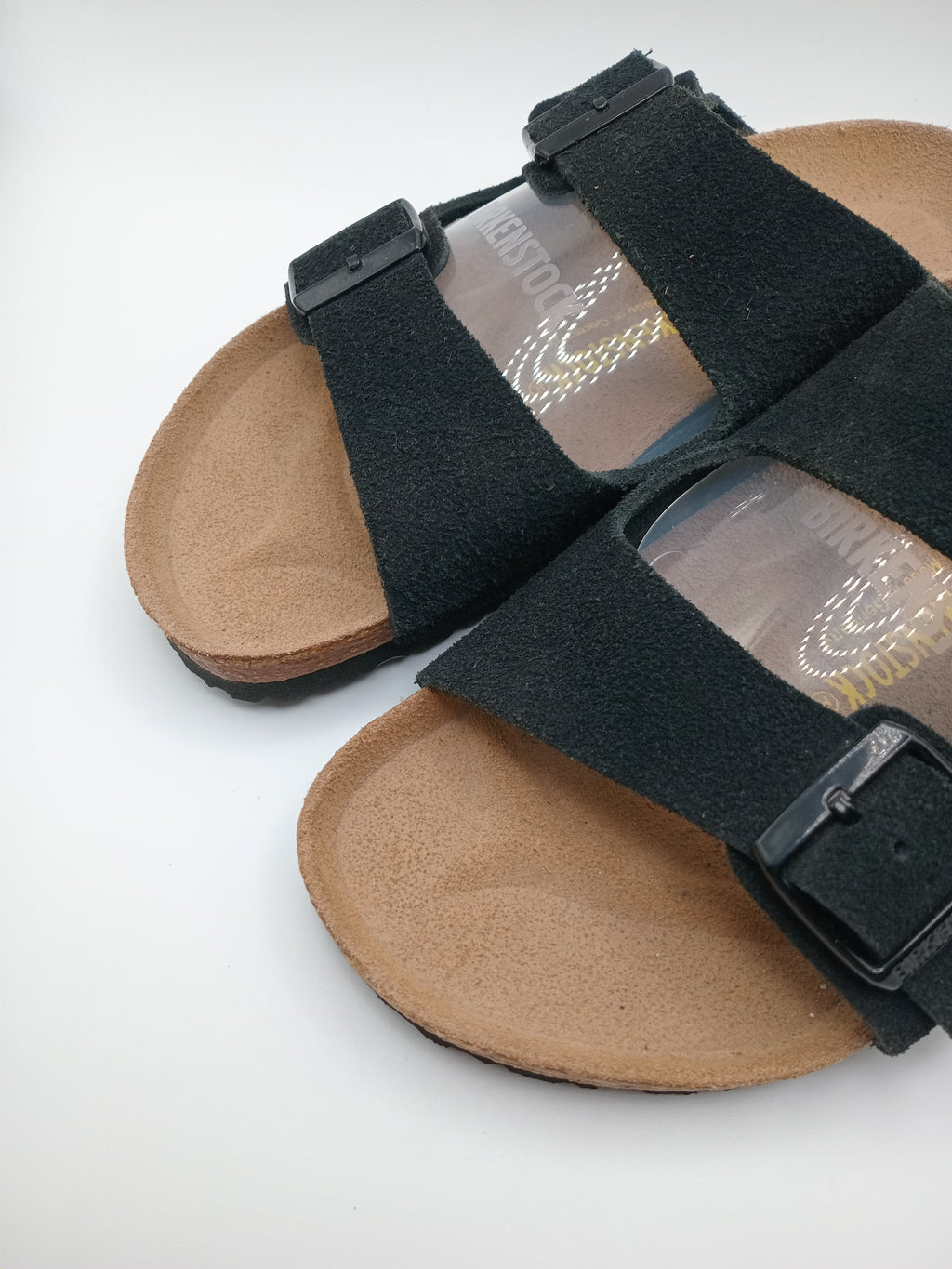 SANDÁLIA ARIZONA BS BIRKENSTOCK BLACK FIVELA PRETA COURO PRETO