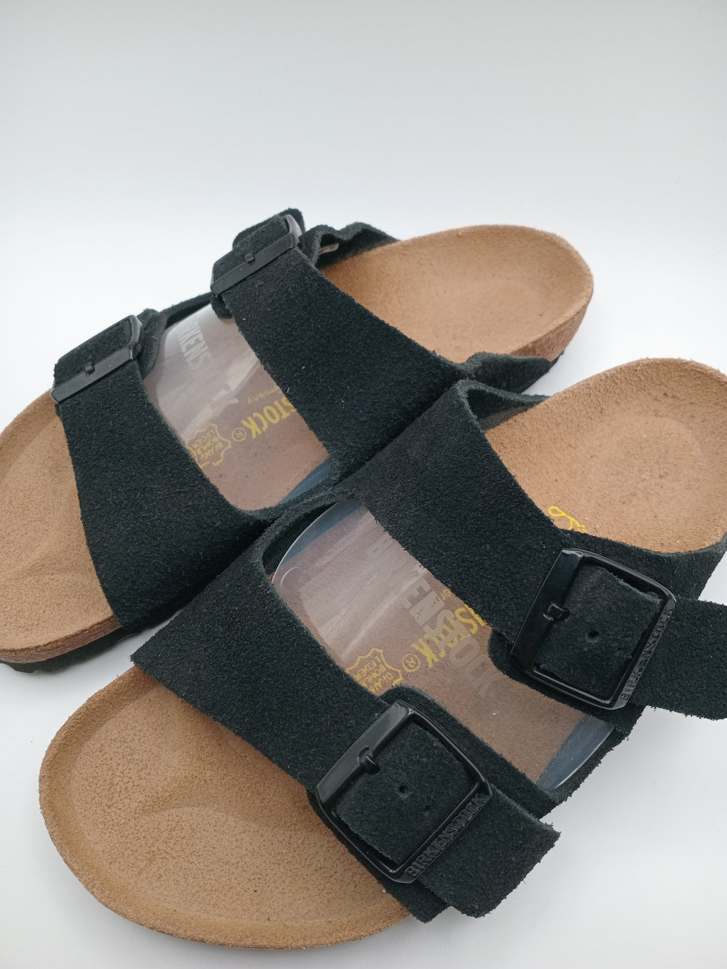 SANDÁLIA ARIZONA BS BIRKENSTOCK BLACK FIVELA PRETA COURO PRETO