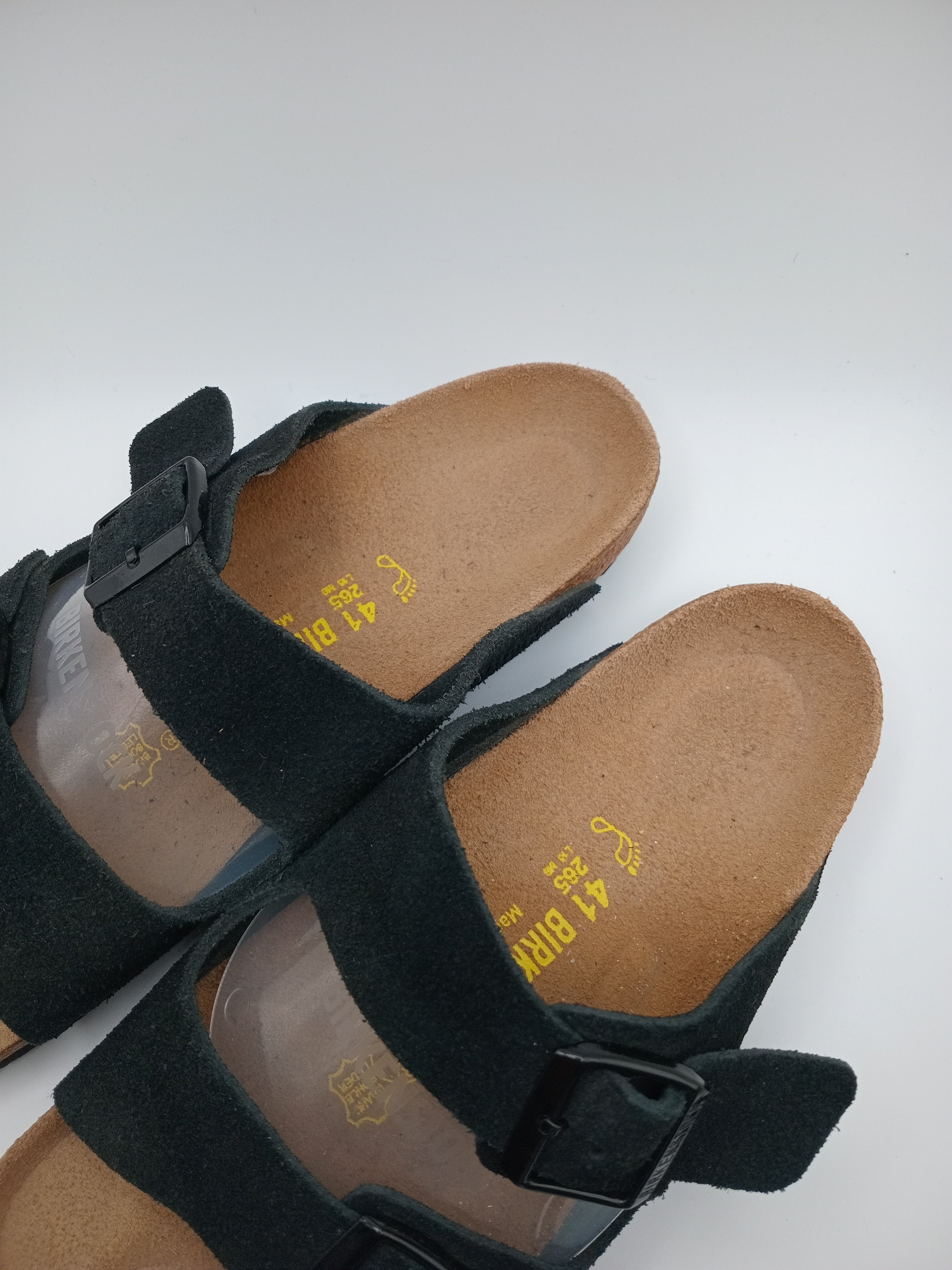SANDÁLIA ARIZONA BS BIRKENSTOCK BLACK FIVELA PRETA COURO PRETO