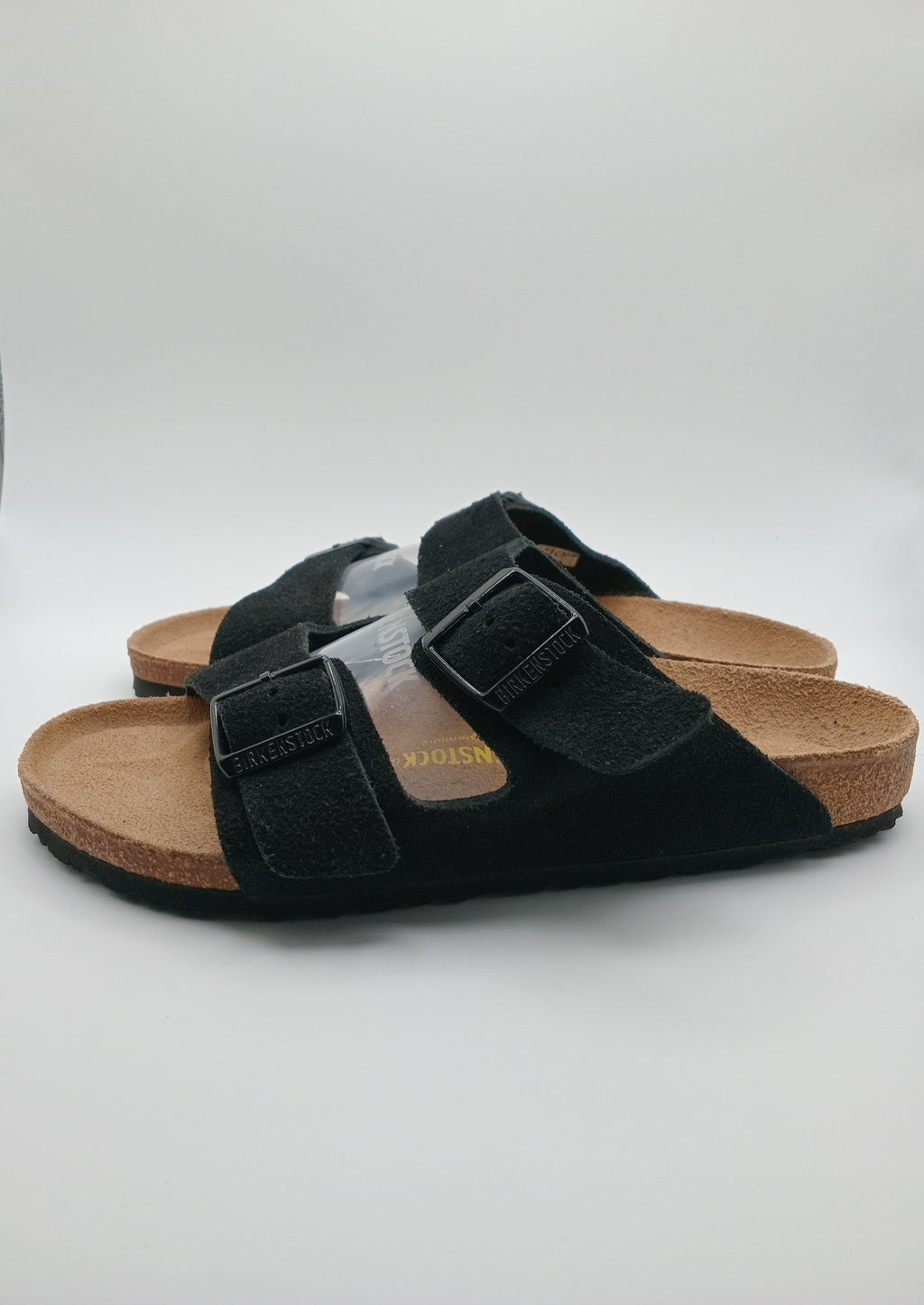 SANDÁLIA ARIZONA BS BIRKENSTOCK BLACK FIVELA PRETA COURO PRETO