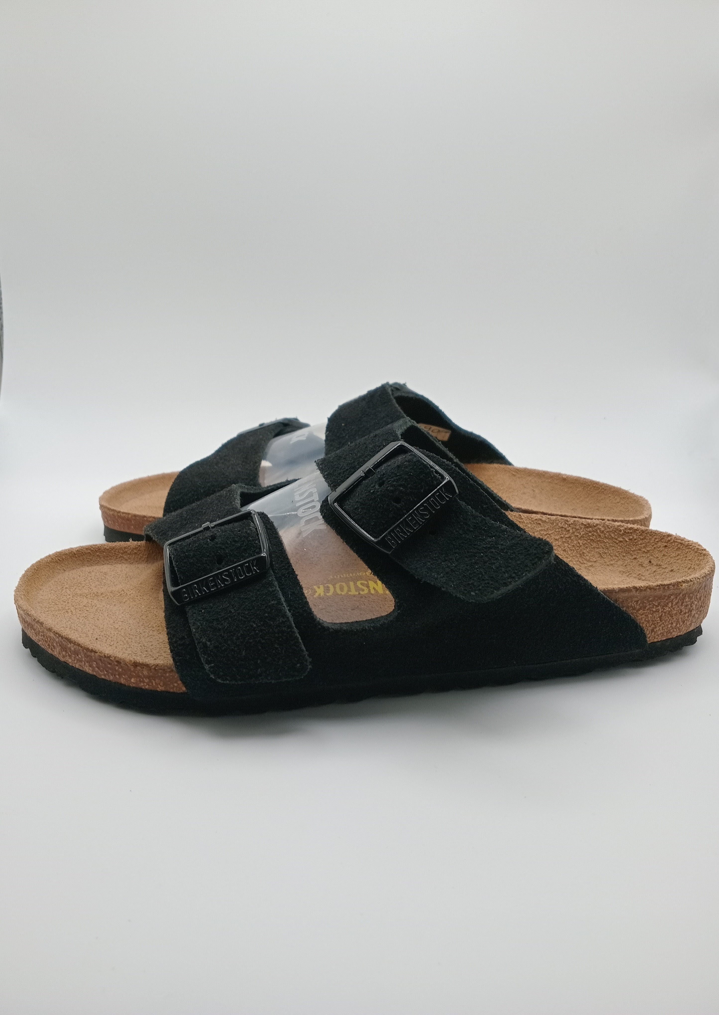 SANDÁLIA ARIZONA BS BIRKENSTOCK BLACK FIVELA PRETA COURO PRETO