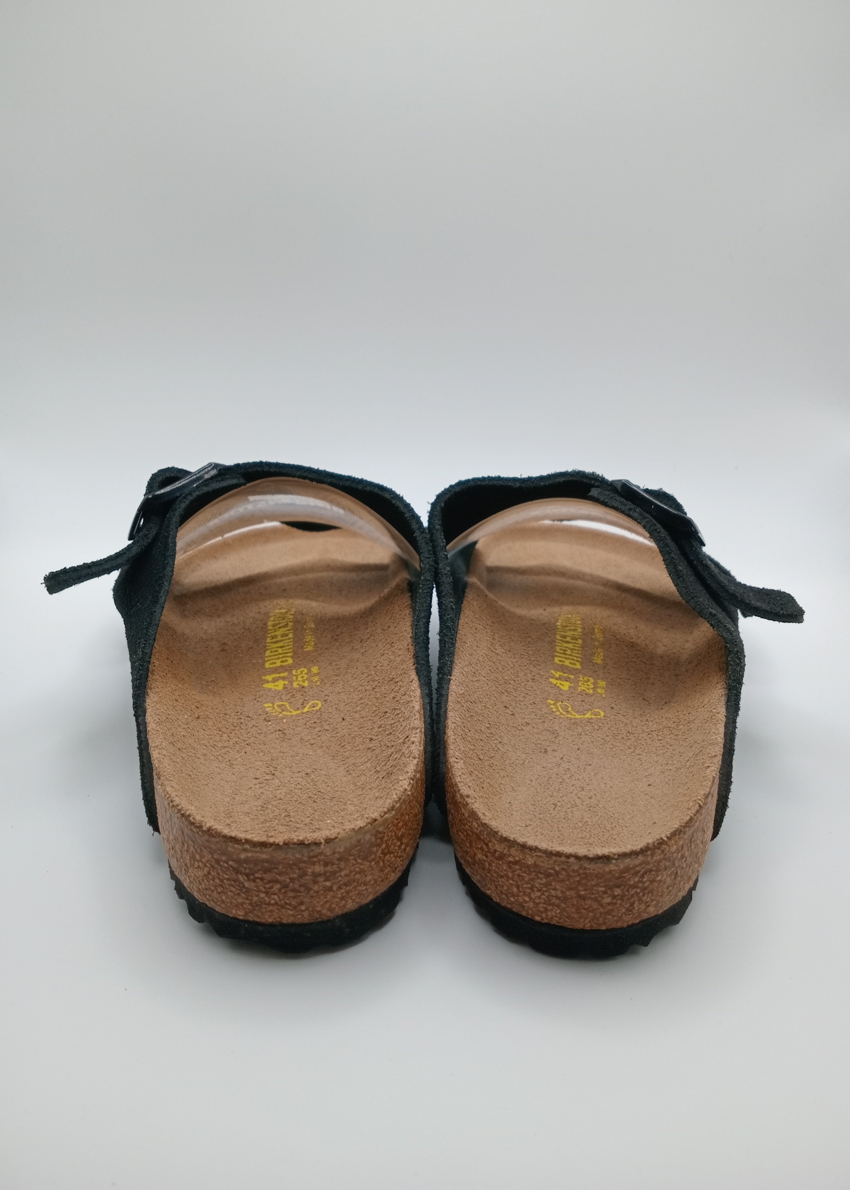SANDÁLIA ARIZONA BS BIRKENSTOCK BLACK FIVELA PRETA COURO PRETO