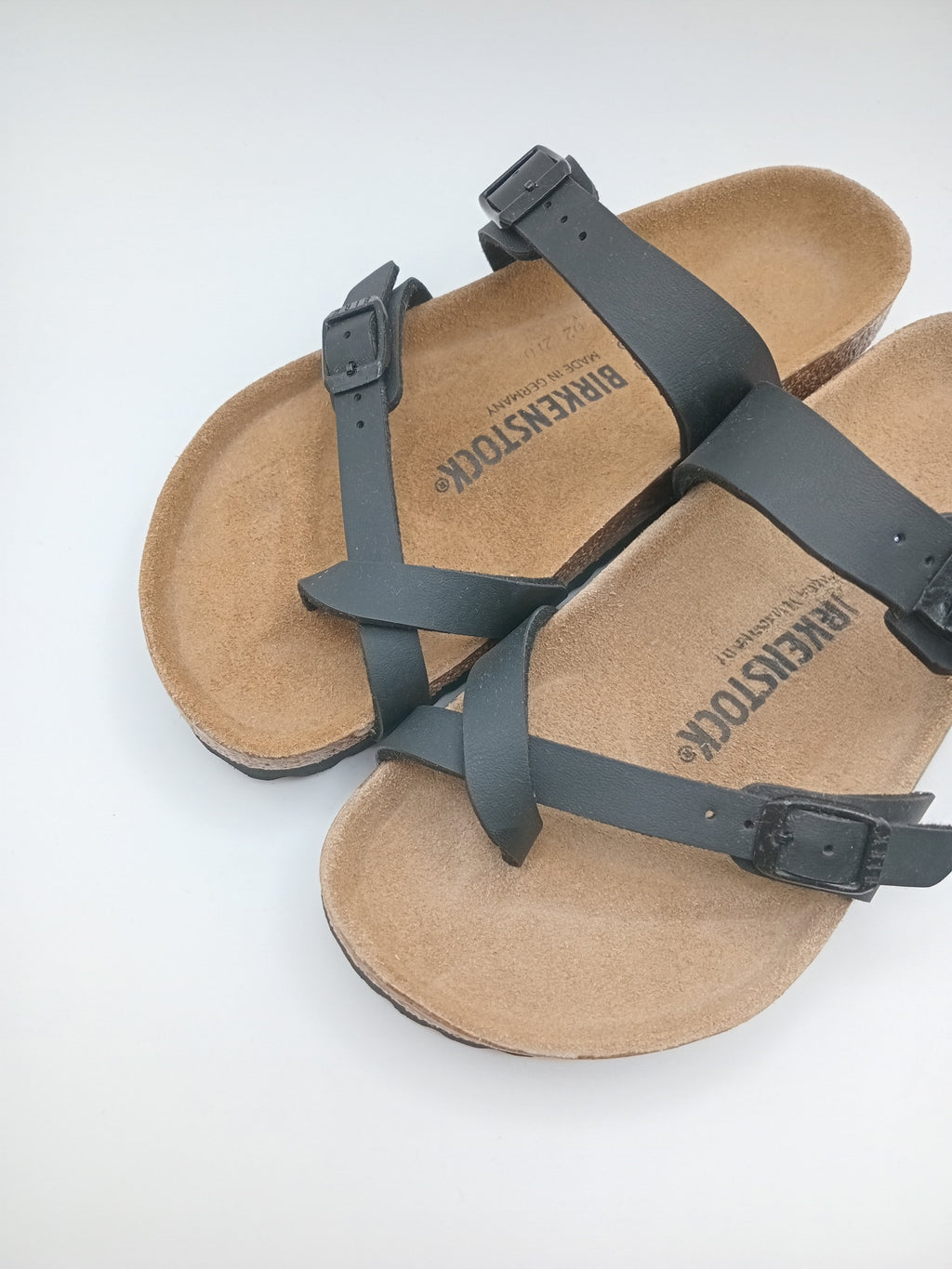 SANDÁLIA MAYARI BIRKENSTOCK BLACK FIVELA PRETA COURO PRETO