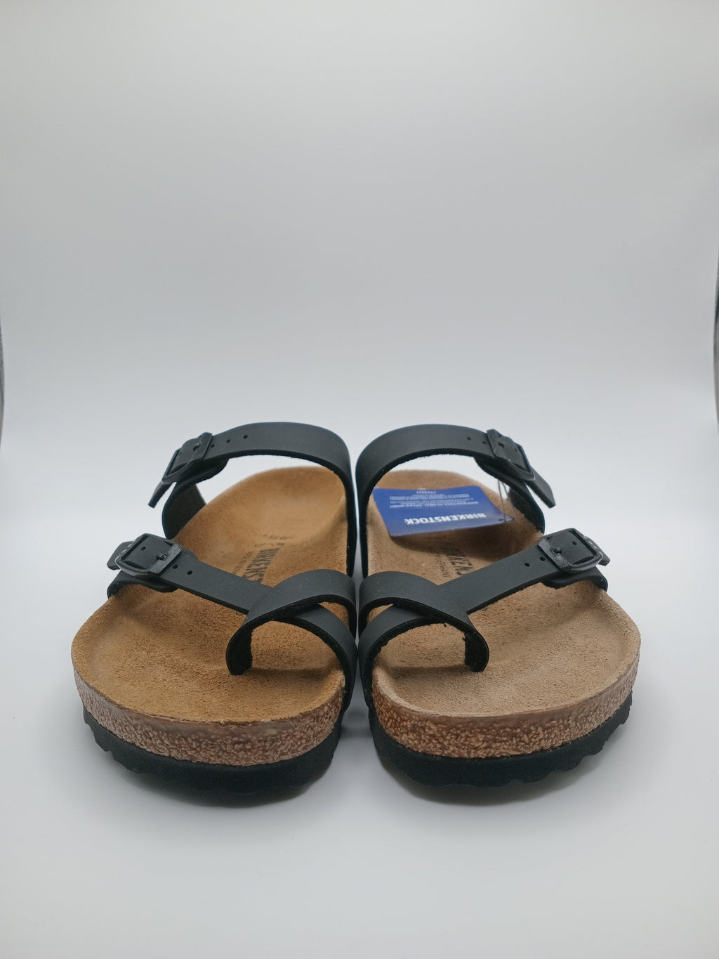 SANDÁLIA MAYARI BIRKENSTOCK BLACK FIVELA PRETA COURO PRETO