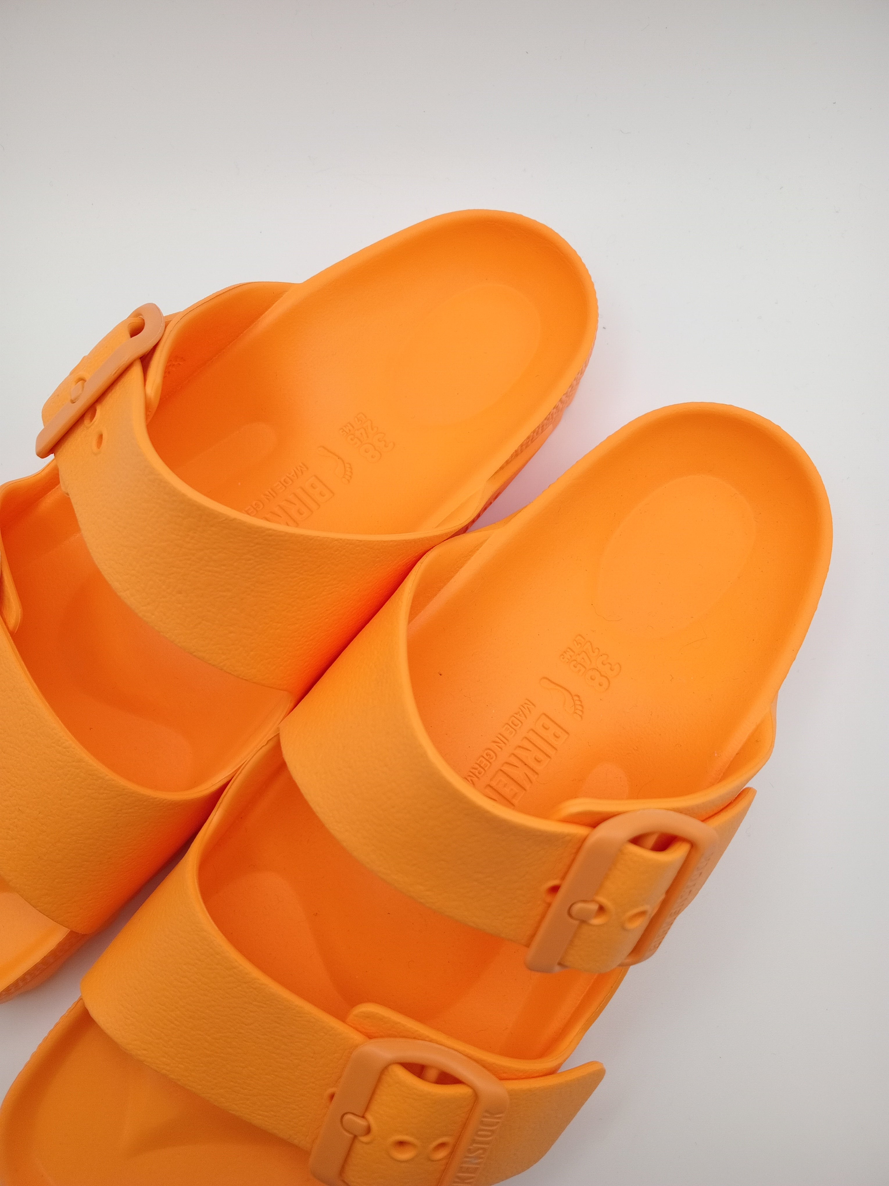 SANDÁLIA ARIZONA EVA BIRKENSTOCK ORANGE FIVELA LARANJA PLÁSTICO LARANJA