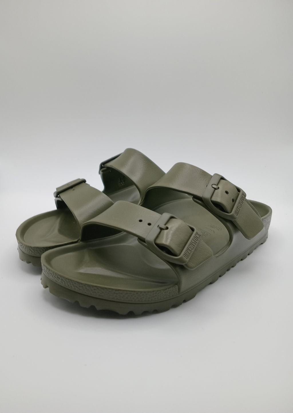 SANDÁLIA ARIZONA EVA BIRKENSTOCK KHAKI FIVELA VERDE PLÁSTICO VERDE MILITAR