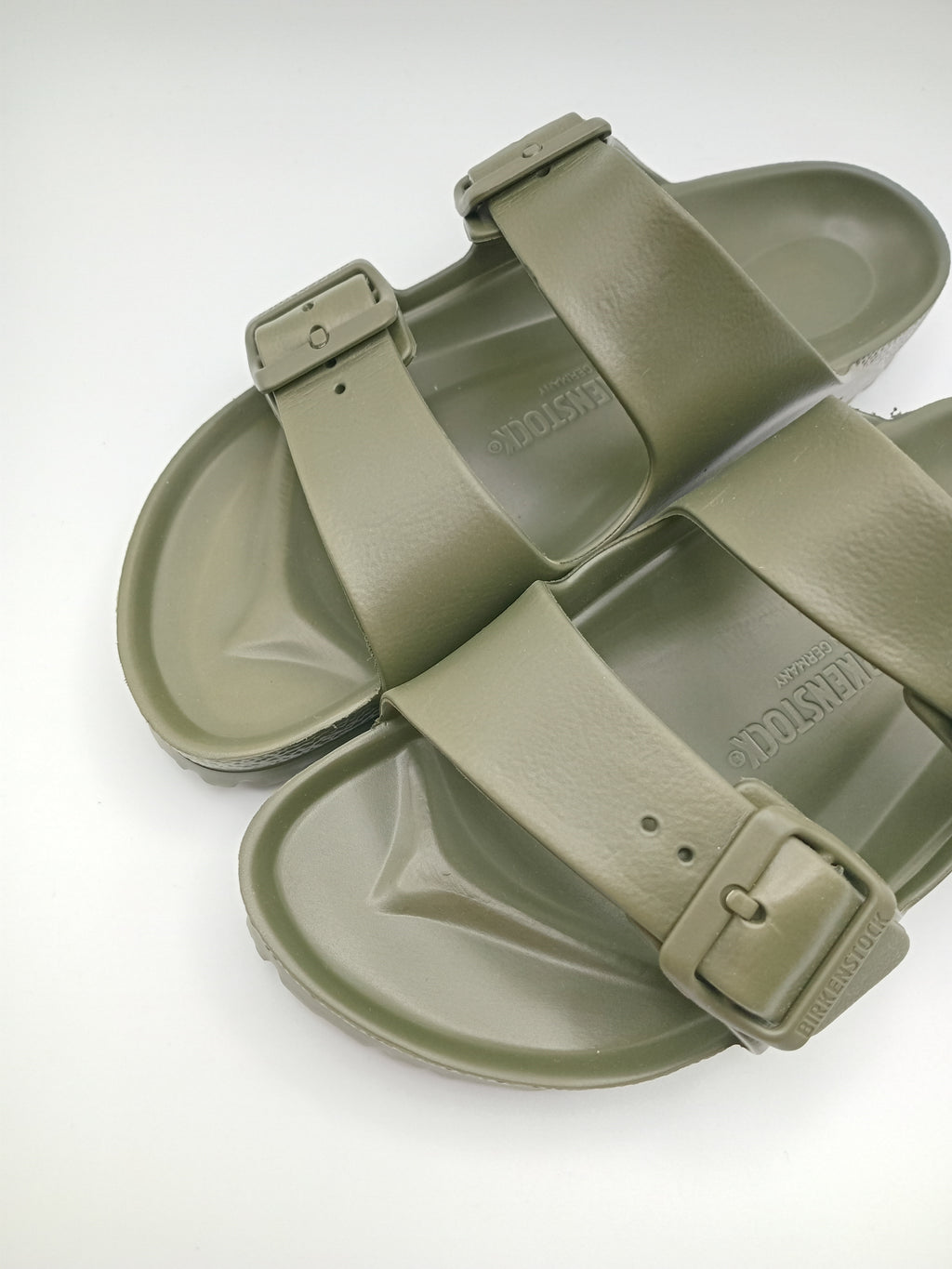 SANDÁLIA ARIZONA EVA BIRKENSTOCK KHAKI FIVELA VERDE PLÁSTICO VERDE MILITAR