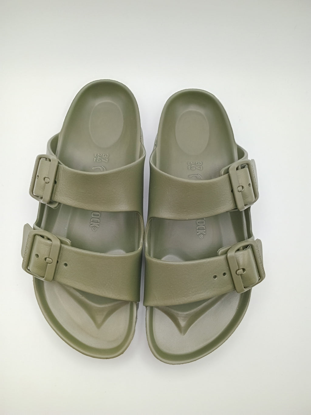 SANDÁLIA ARIZONA EVA BIRKENSTOCK KHAKI FIVELA VERDE PLÁSTICO VERDE MILITAR