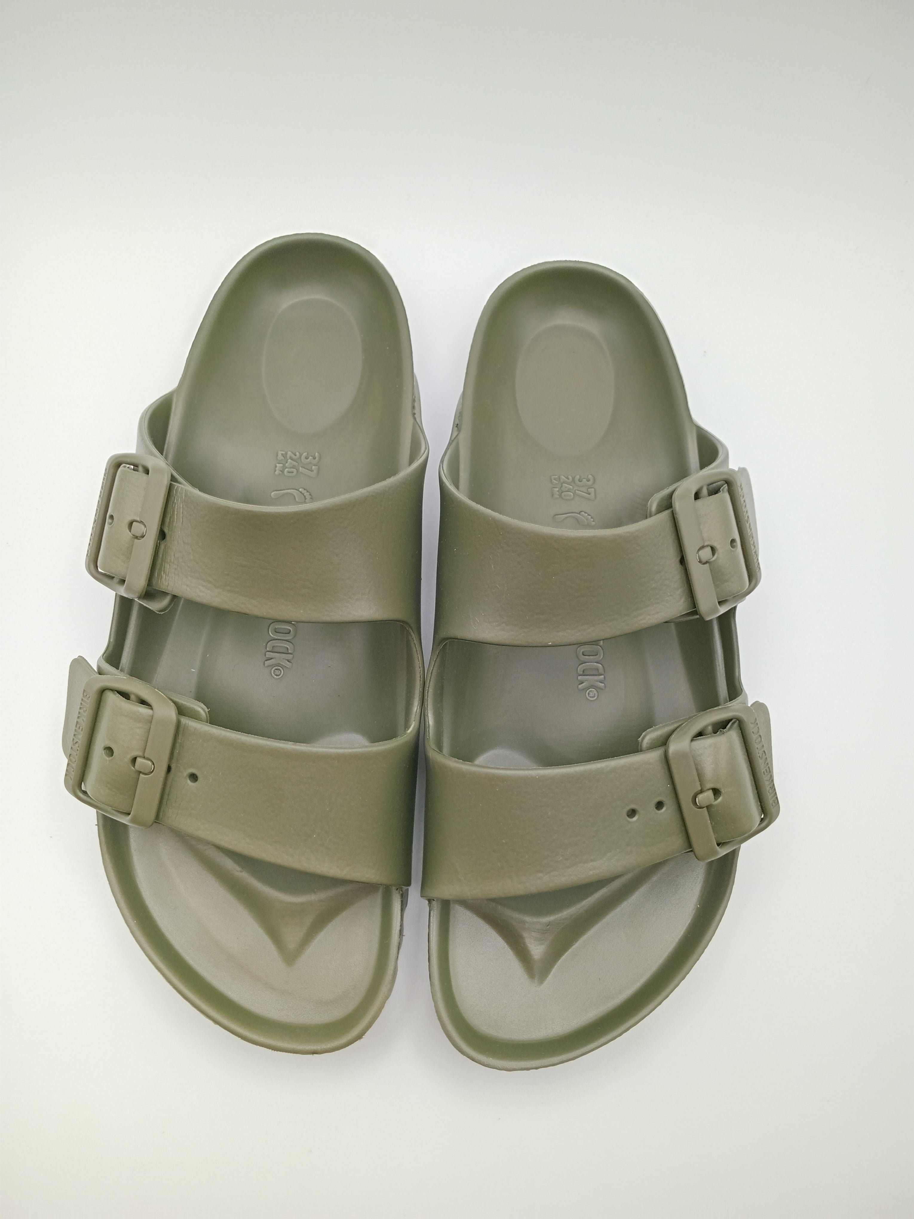 SANDÁLIA ARIZONA EVA BIRKENSTOCK KHAKI FIVELA VERDE PLÁSTICO VERDE MILITAR