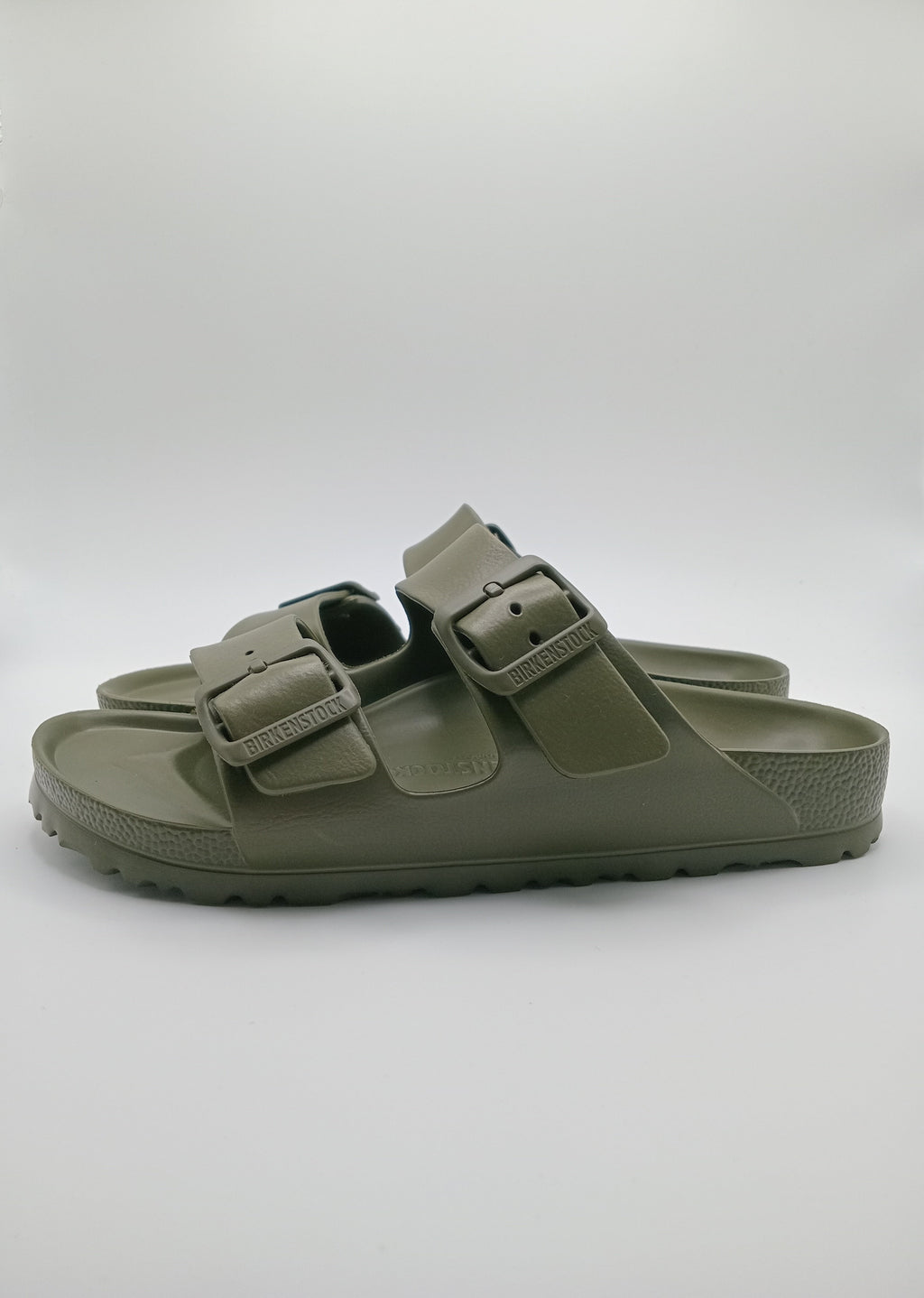 SANDÁLIA ARIZONA EVA BIRKENSTOCK KHAKI FIVELA VERDE PLÁSTICO VERDE MILITAR