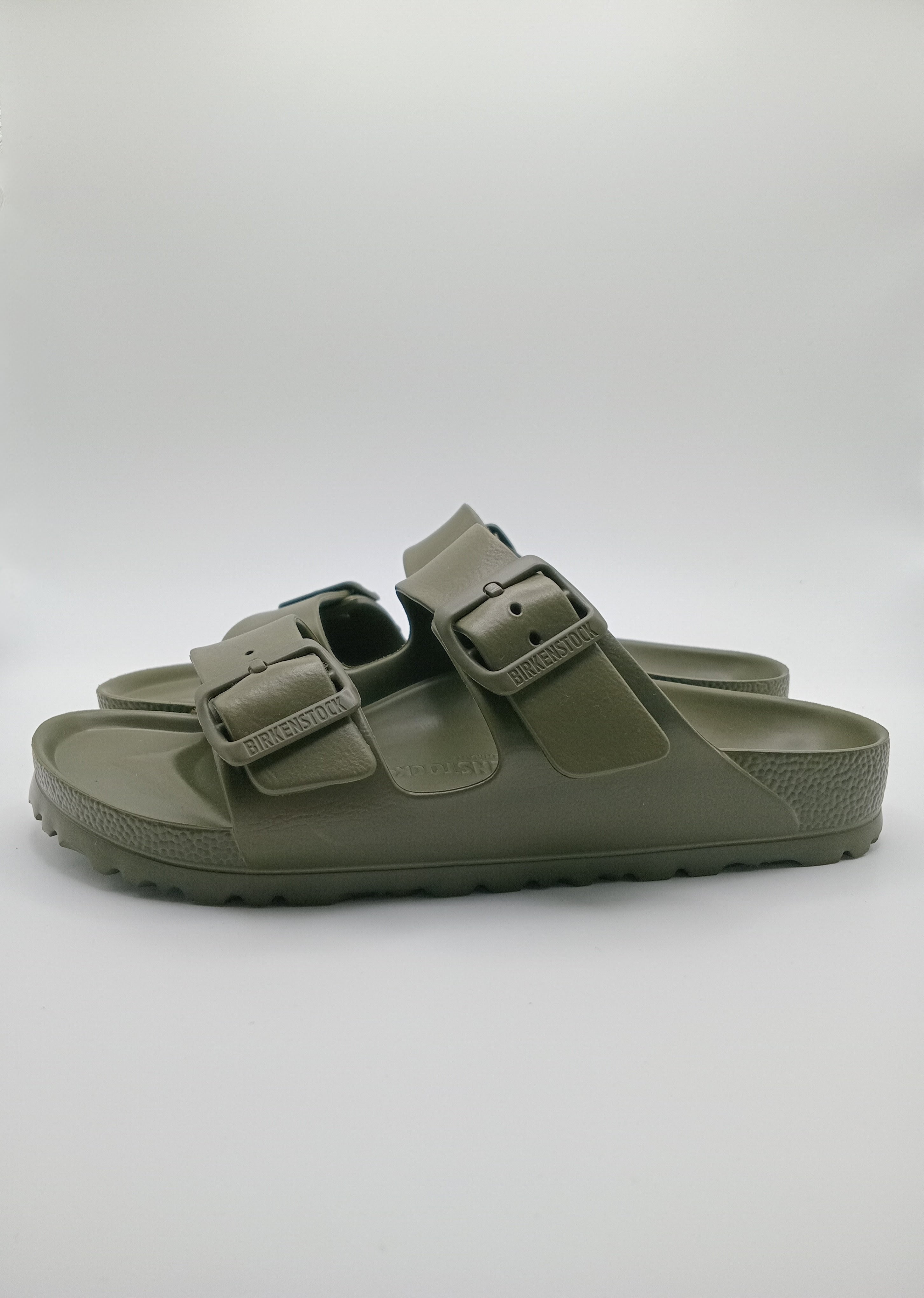 SANDÁLIA ARIZONA EVA BIRKENSTOCK KHAKI FIVELA VERDE PLÁSTICO VERDE MILITAR