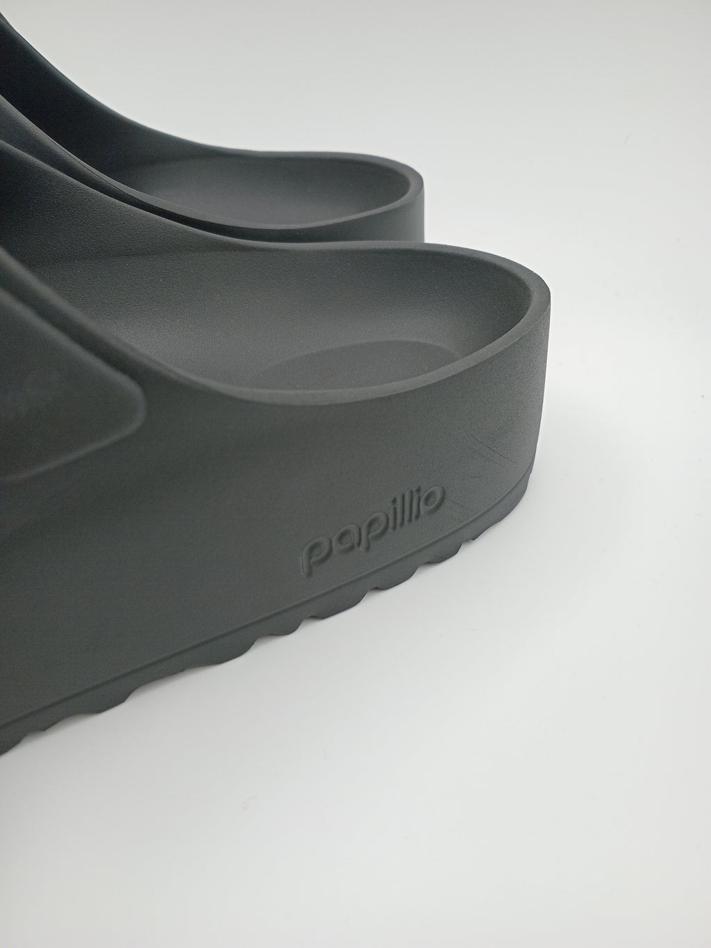 SANDÁLIA FLORIDA III EVA PAP FLEX PLATAFORM PAPILLIO BY BIRKENSTOCK  BLACK FIVELA PRETA PLÁSTICO PRETO 3 TIRAS