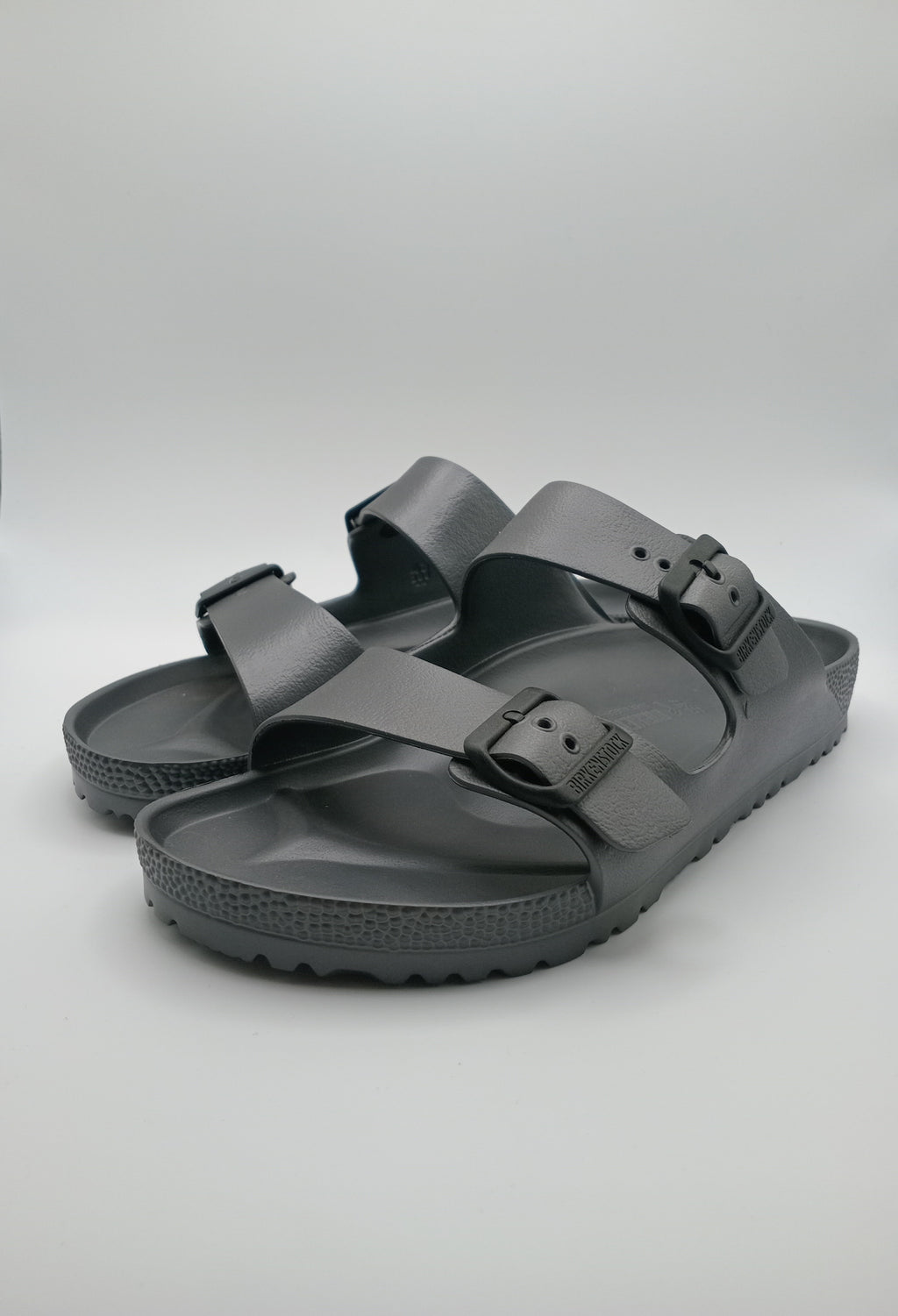 SANDÁLIA ARIZONA EVA BIRKENSTOCK GRAY FIVELA CINZA PLÁSTICO ASFALTO
