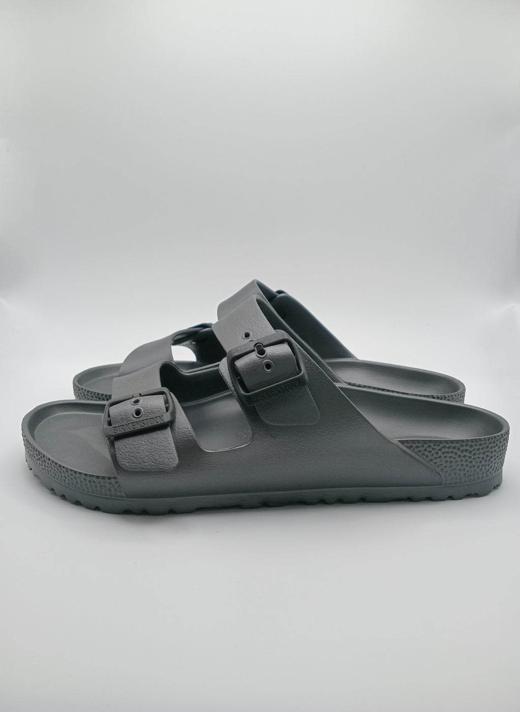 SANDÁLIA ARIZONA EVA BIRKENSTOCK GRAY FIVELA CINZA PLÁSTICO ASFALTO