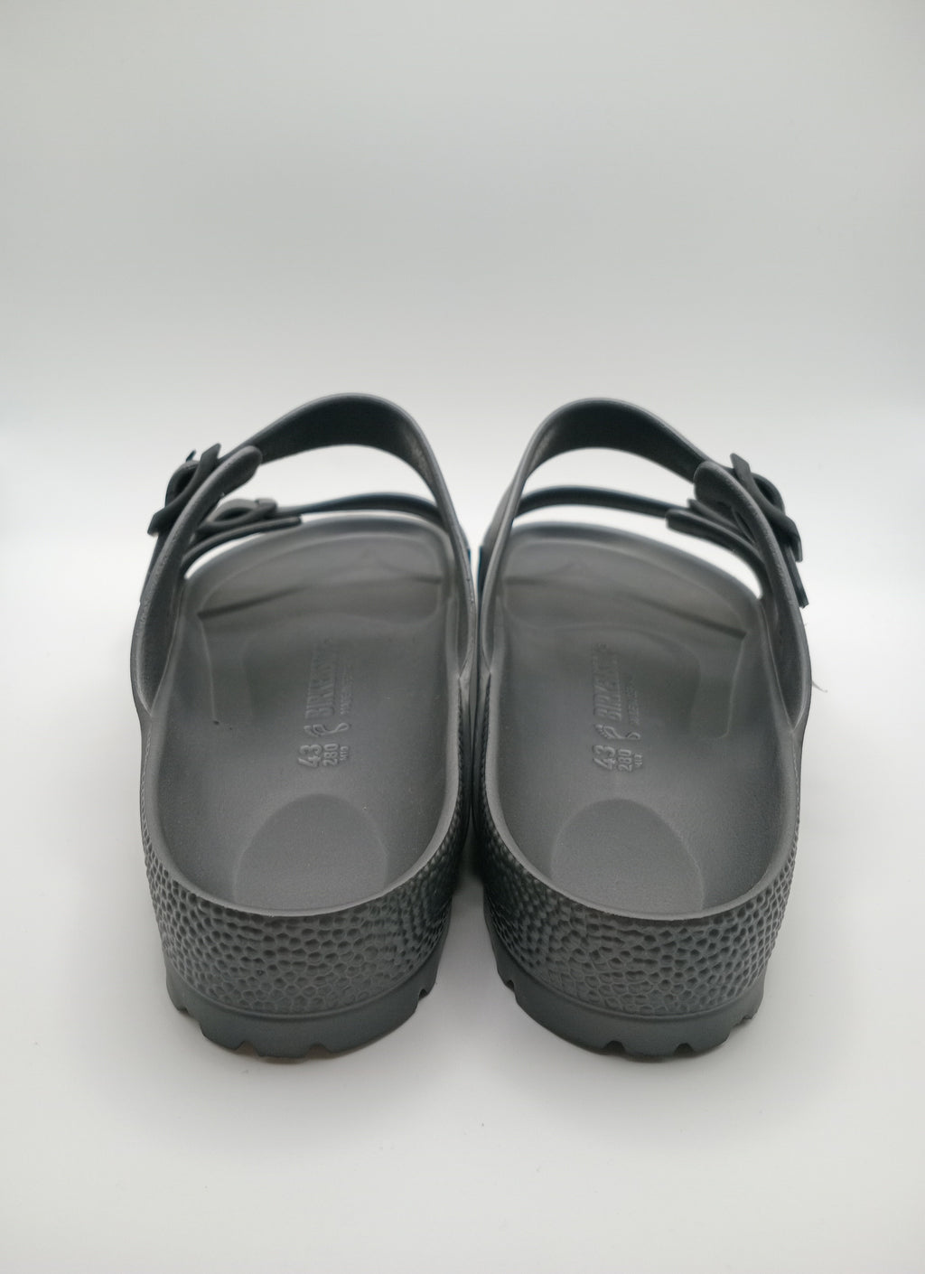 SANDÁLIA ARIZONA EVA BIRKENSTOCK GRAY FIVELA CINZA PLÁSTICO ASFALTO