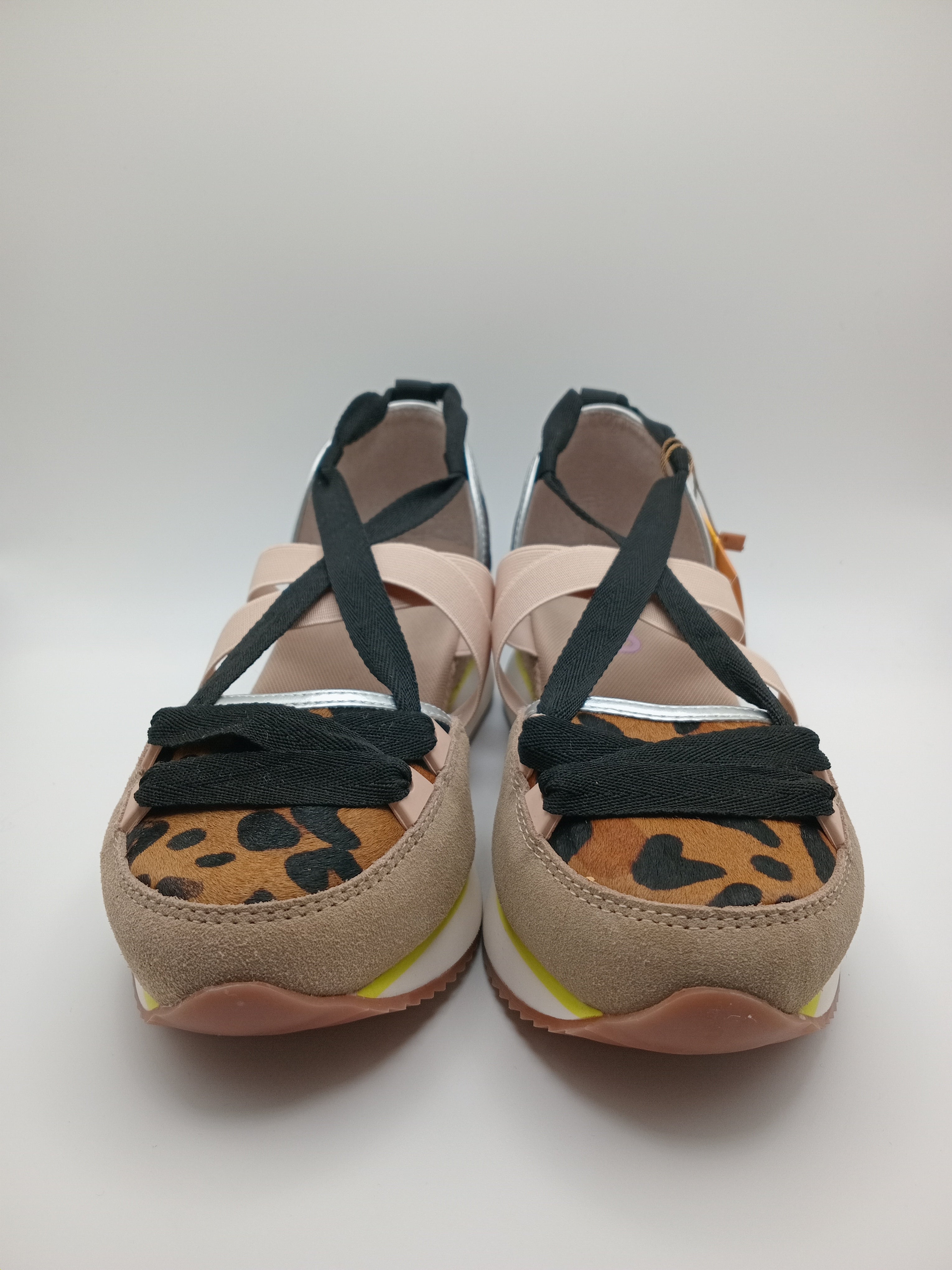 SALTO CUNHA GIOSEPPO LEOPARDO COURO ANIMAL PRINT AMARRAÇÃO