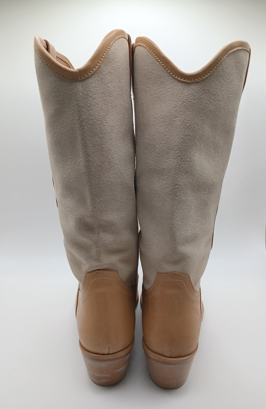 BOTA TEXANA BEAT SHOES BEGE COURO BICUDO