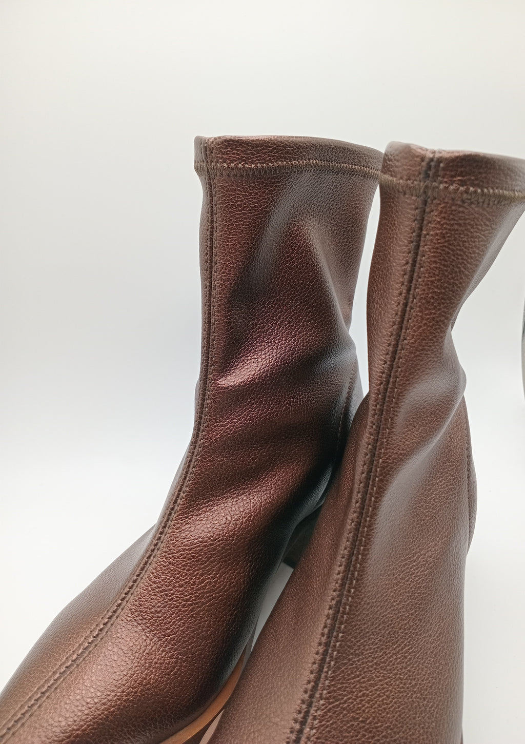 BOTA TEXANA MANUEL ALVES COBRE COURO LISO BICUDO