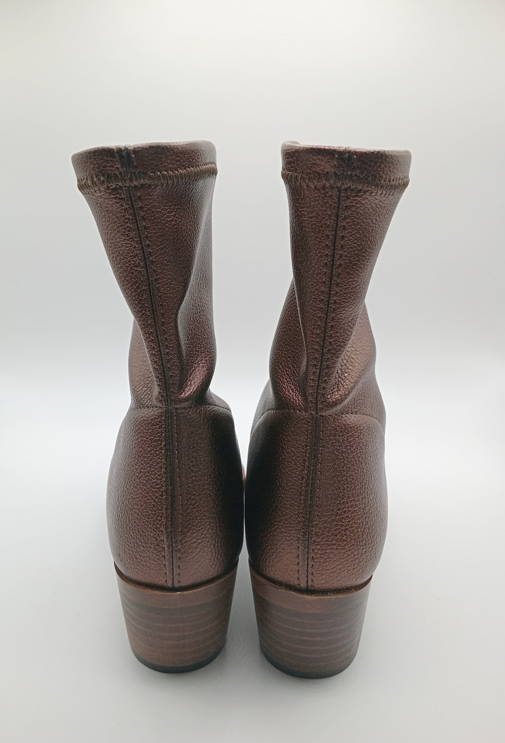 BOTA TEXANA MANUEL ALVES COBRE COURO LISO BICUDO