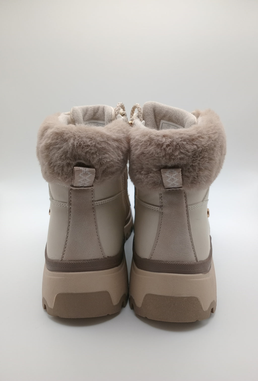 BOTA COTURNO XTI BRANCO PELOS TRATORADO ZIPER