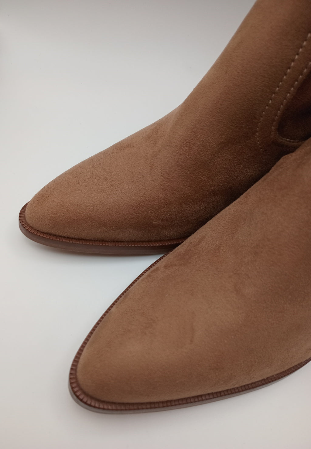 BOTA TEXANA VEXED SHOES CASTANHO CLARO COURO LISO BICUDO