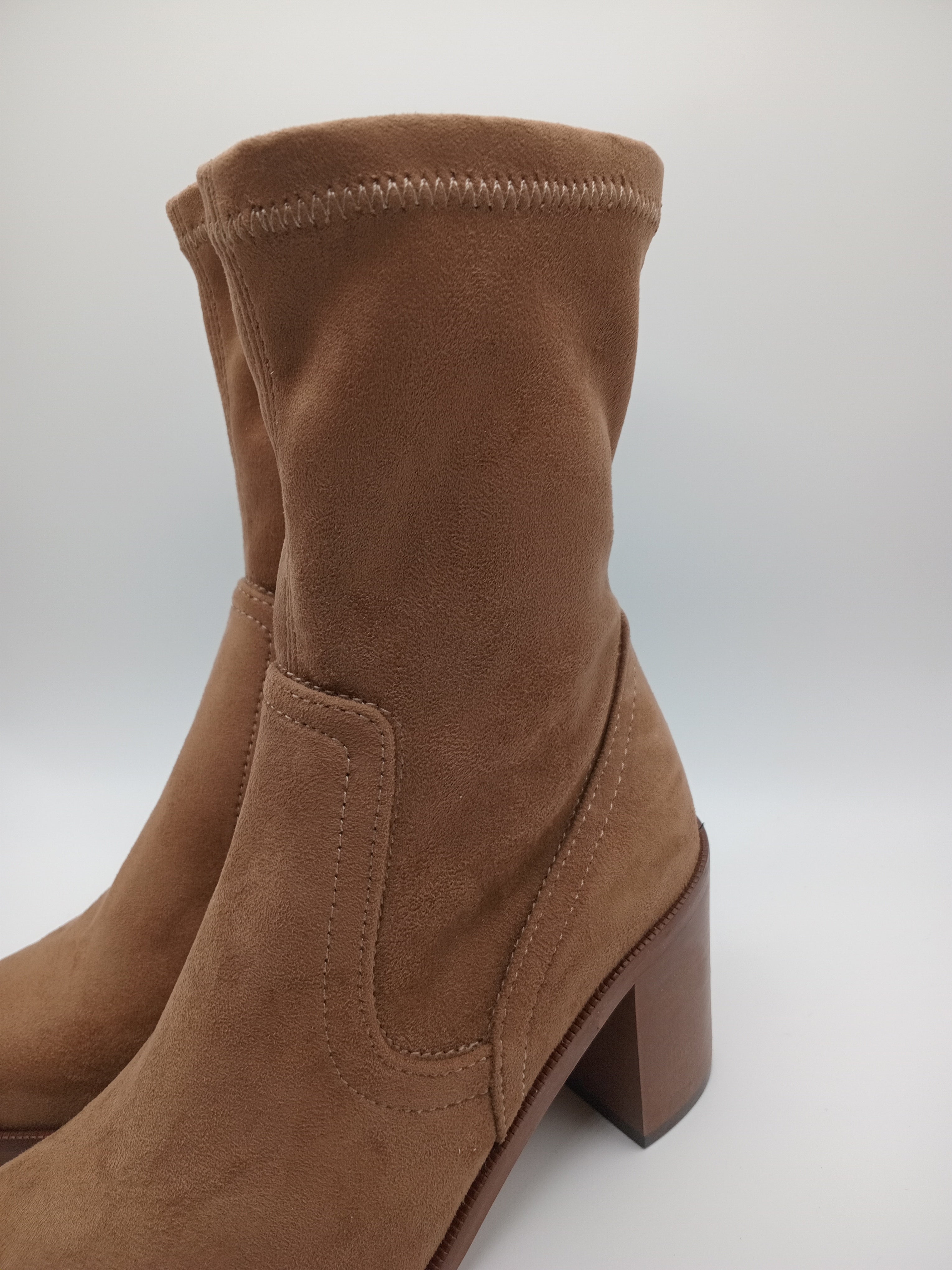 BOTA TEXANA VEXED SHOES CASTANHO CLARO COURO LISO BICUDO