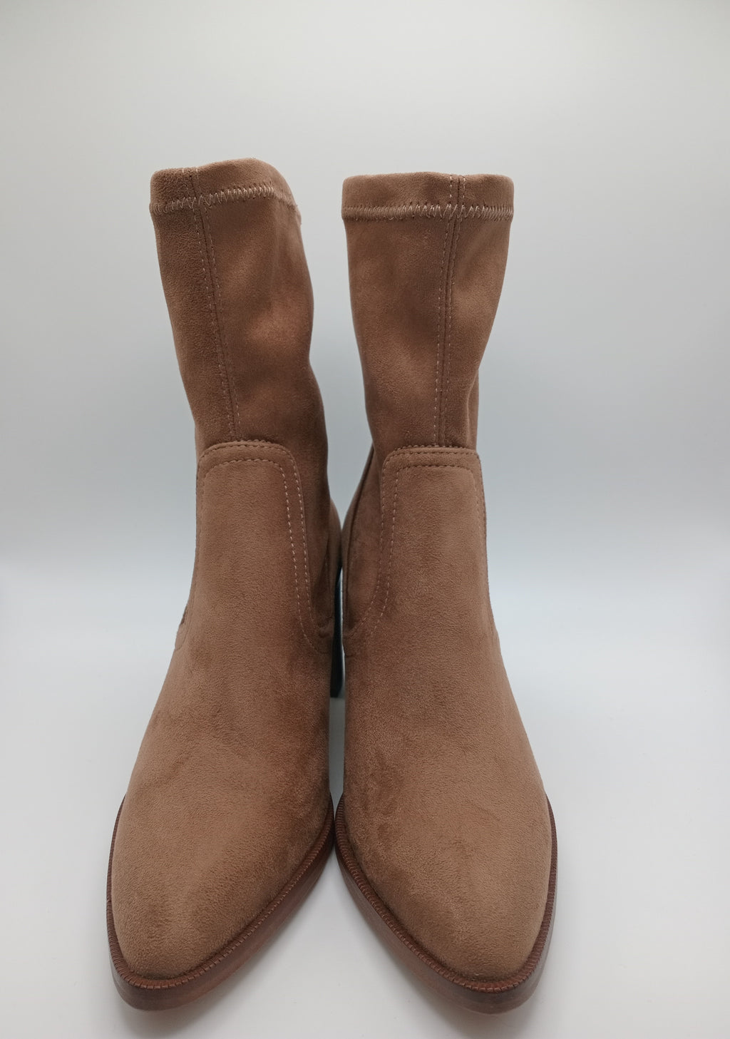 BOTA TEXANA VEXED SHOES CASTANHO CLARO COURO LISO BICUDO