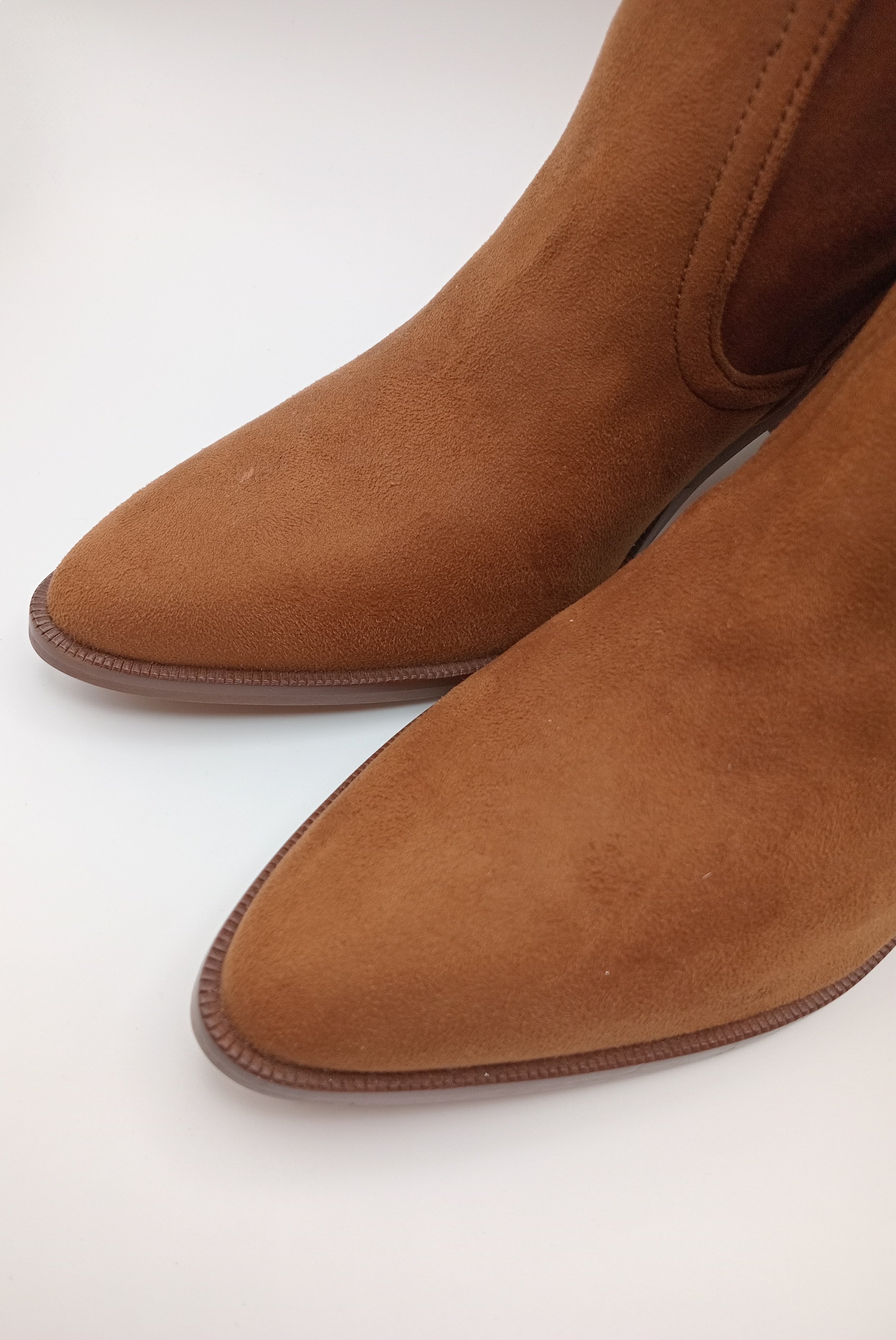 BOTA TEXANA VEXED SHOES CASTANHO COURO LISO BICUDO