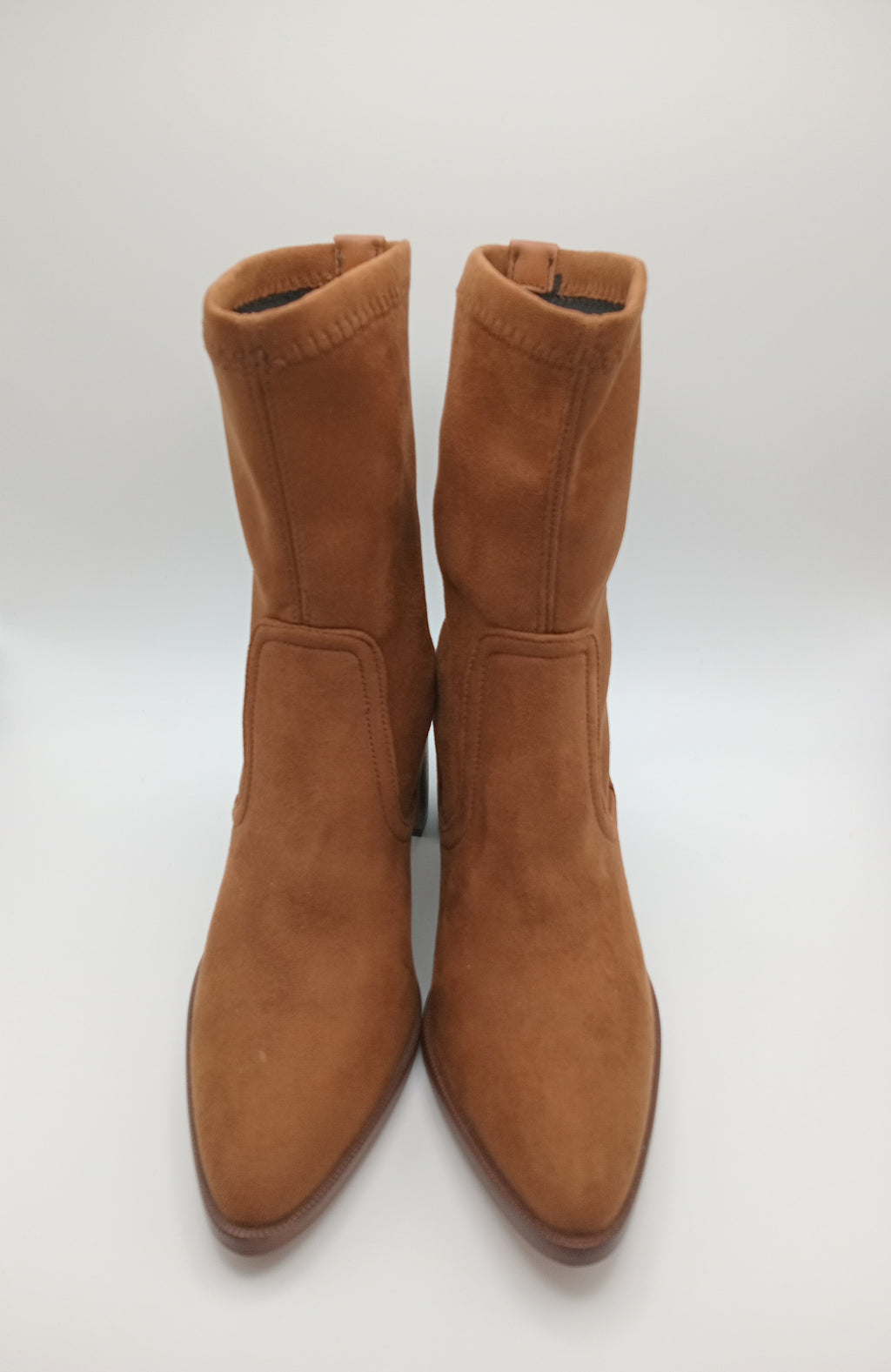 BOTA TEXANA VEXED SHOES CASTANHO COURO LISO BICUDO