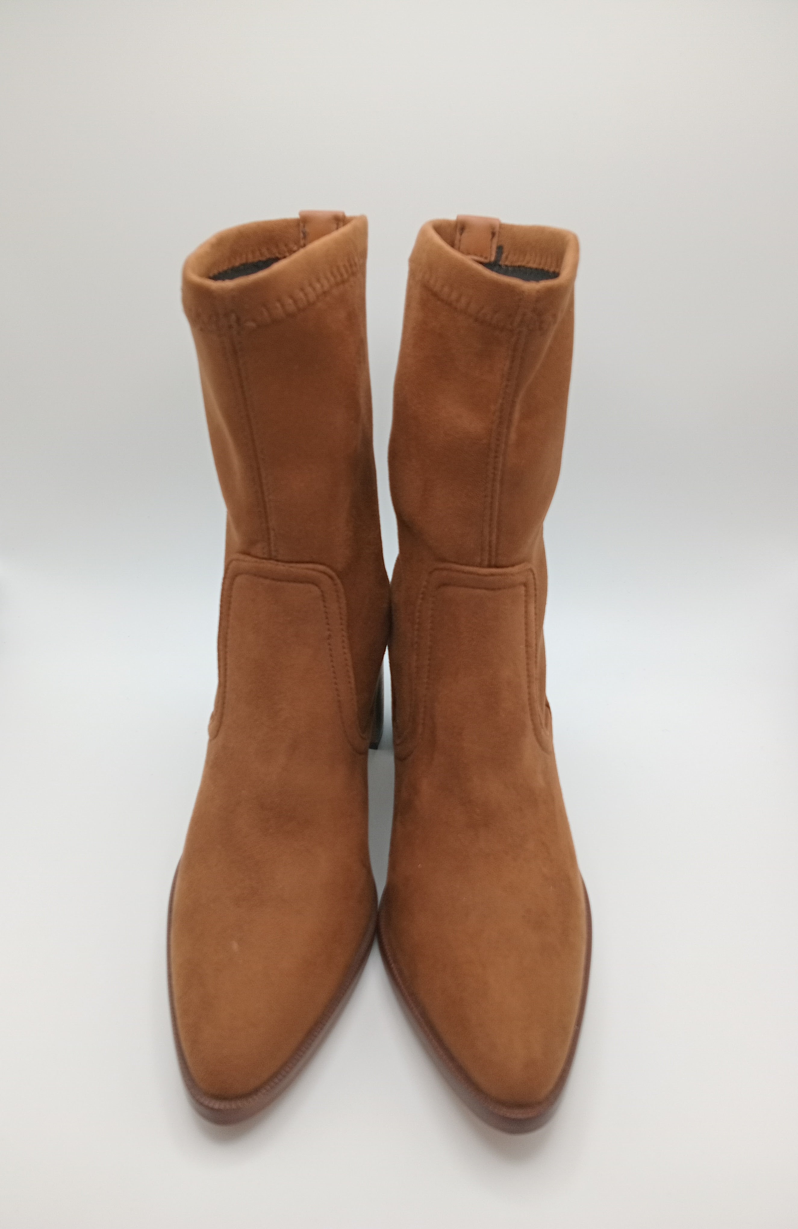 BOTA TEXANA VEXED SHOES CASTANHO COURO LISO BICUDO