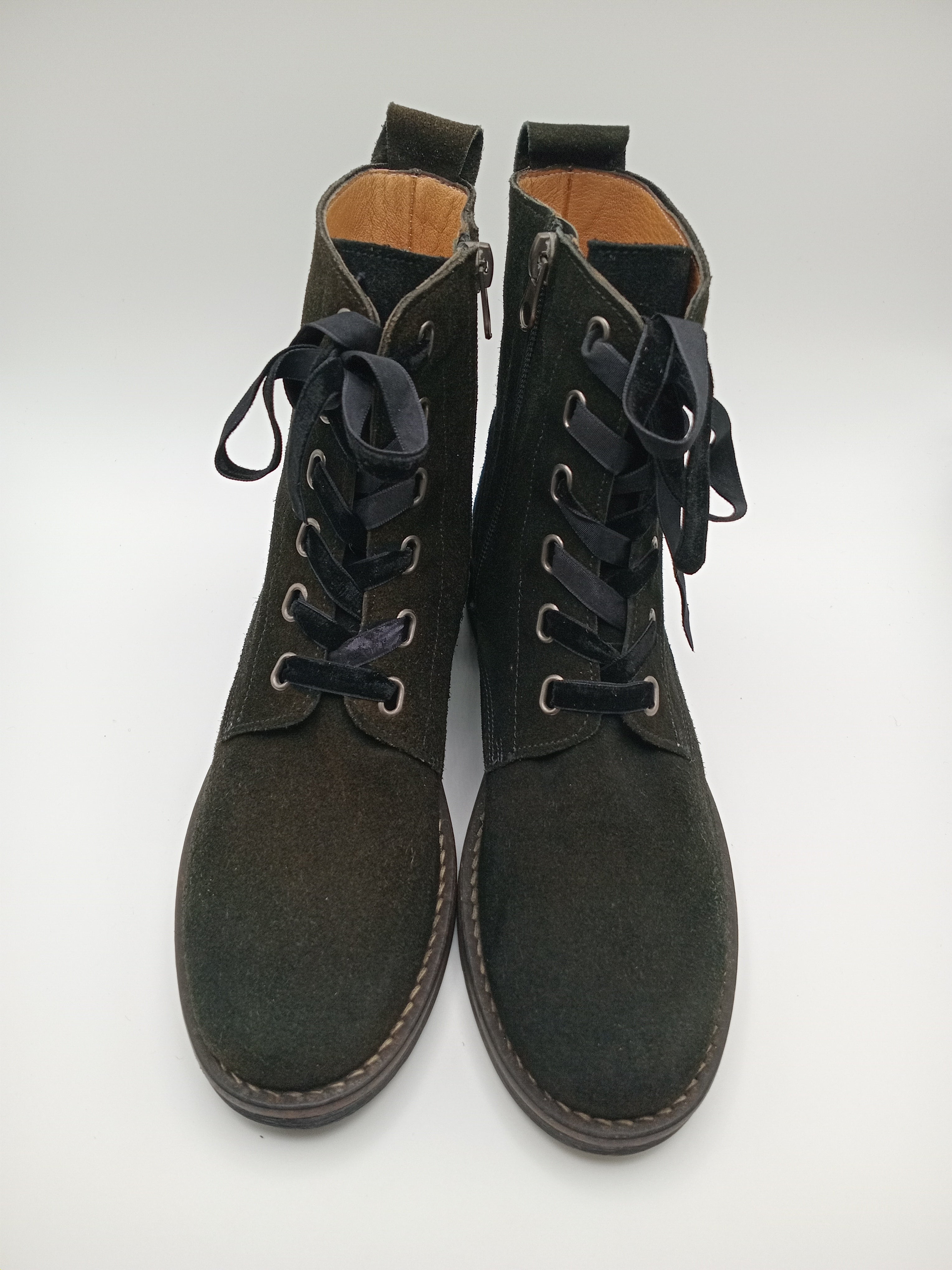 BOTA COTURNO MACADI PRETO COURO ATACADOR FITA ZIPER