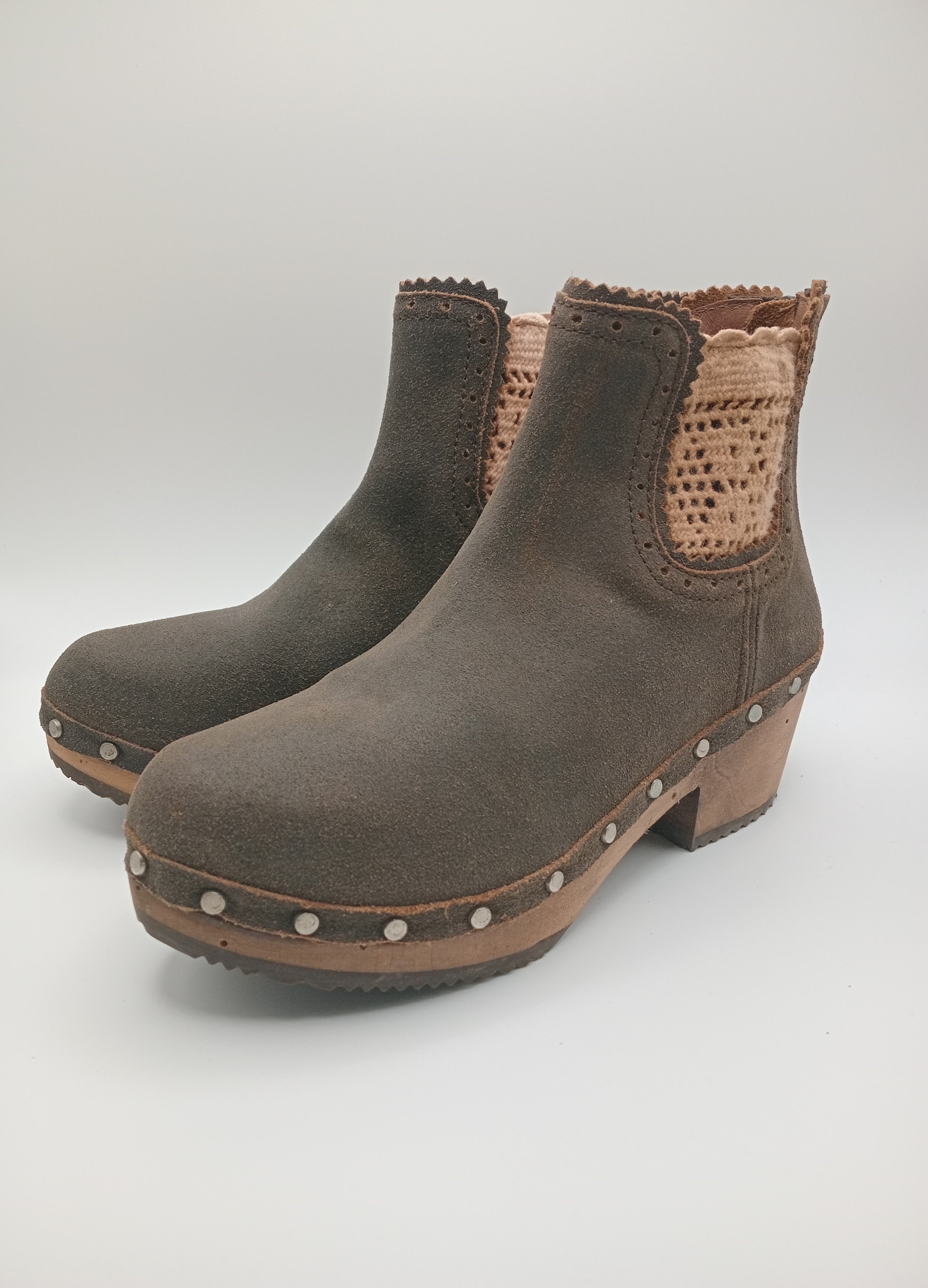 BOTA TEXANA XVZ CINZA COURO TAXA ZIPER BOTIM