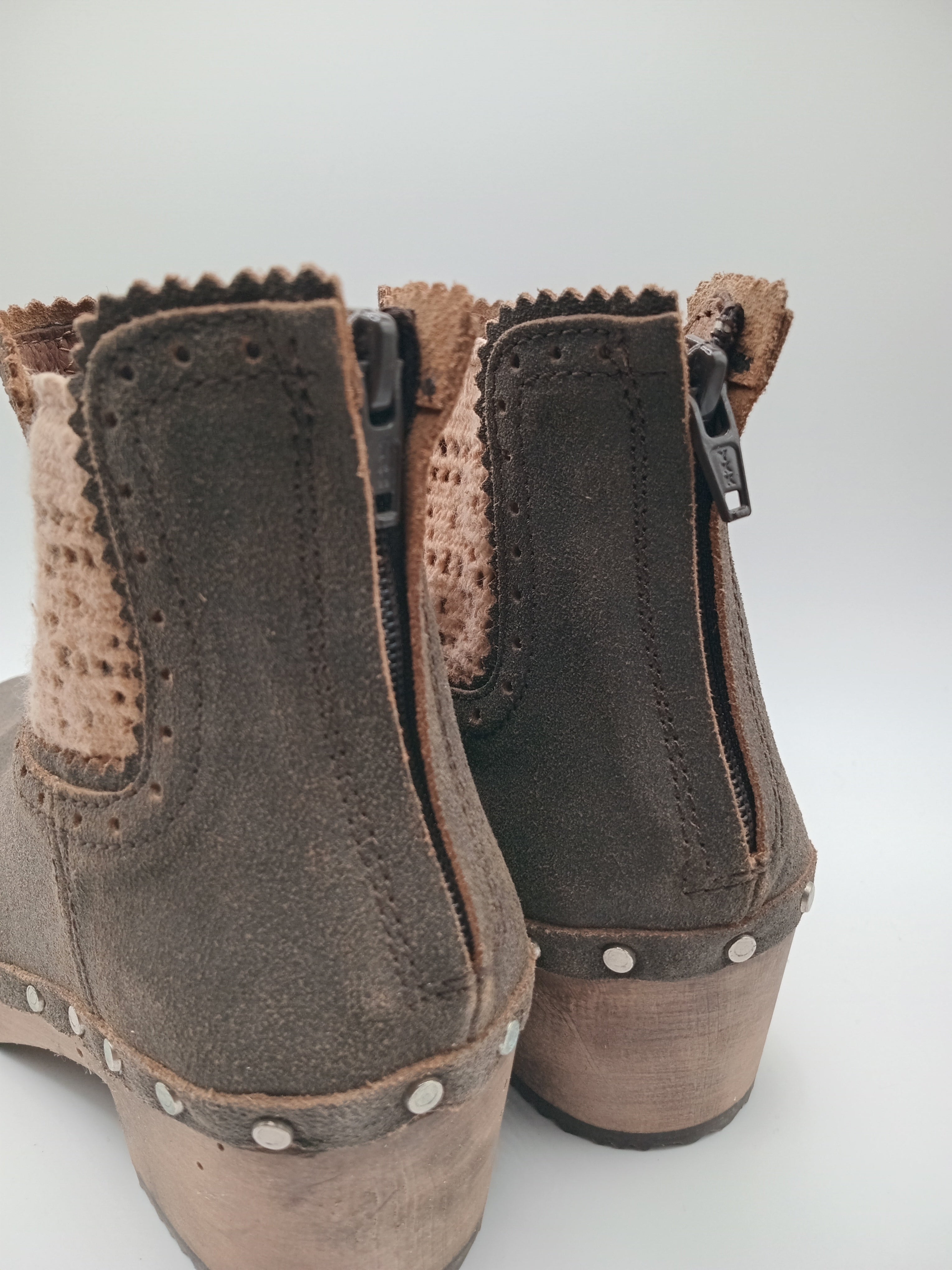 BOTA TEXANA XVZ CINZA COURO TAXA ZIPER BOTIM
